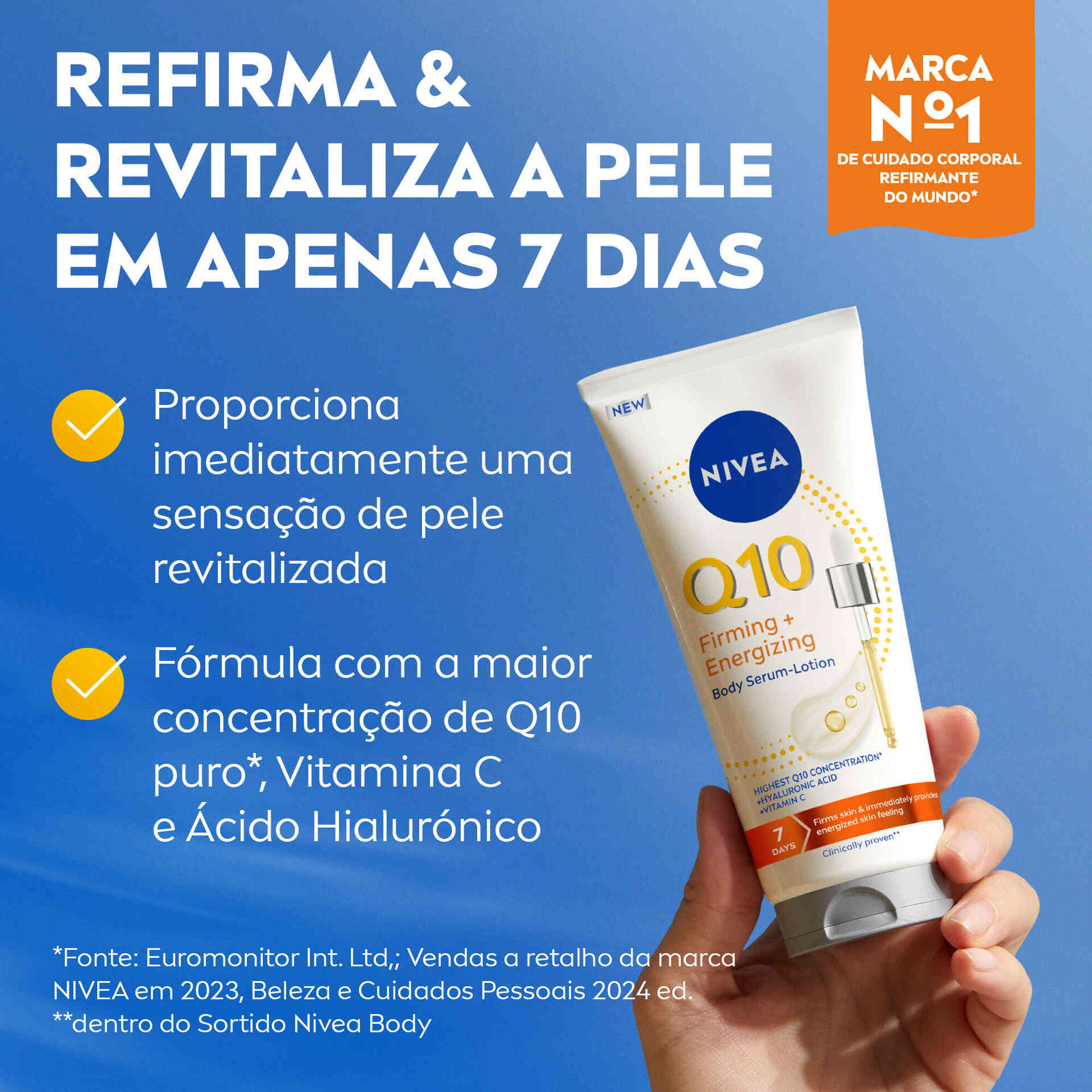 Loção-Sérum Corpo Q10 Refirmante e Energizante Loção-Sérum Corpo Q10 Refirmante e Energizante