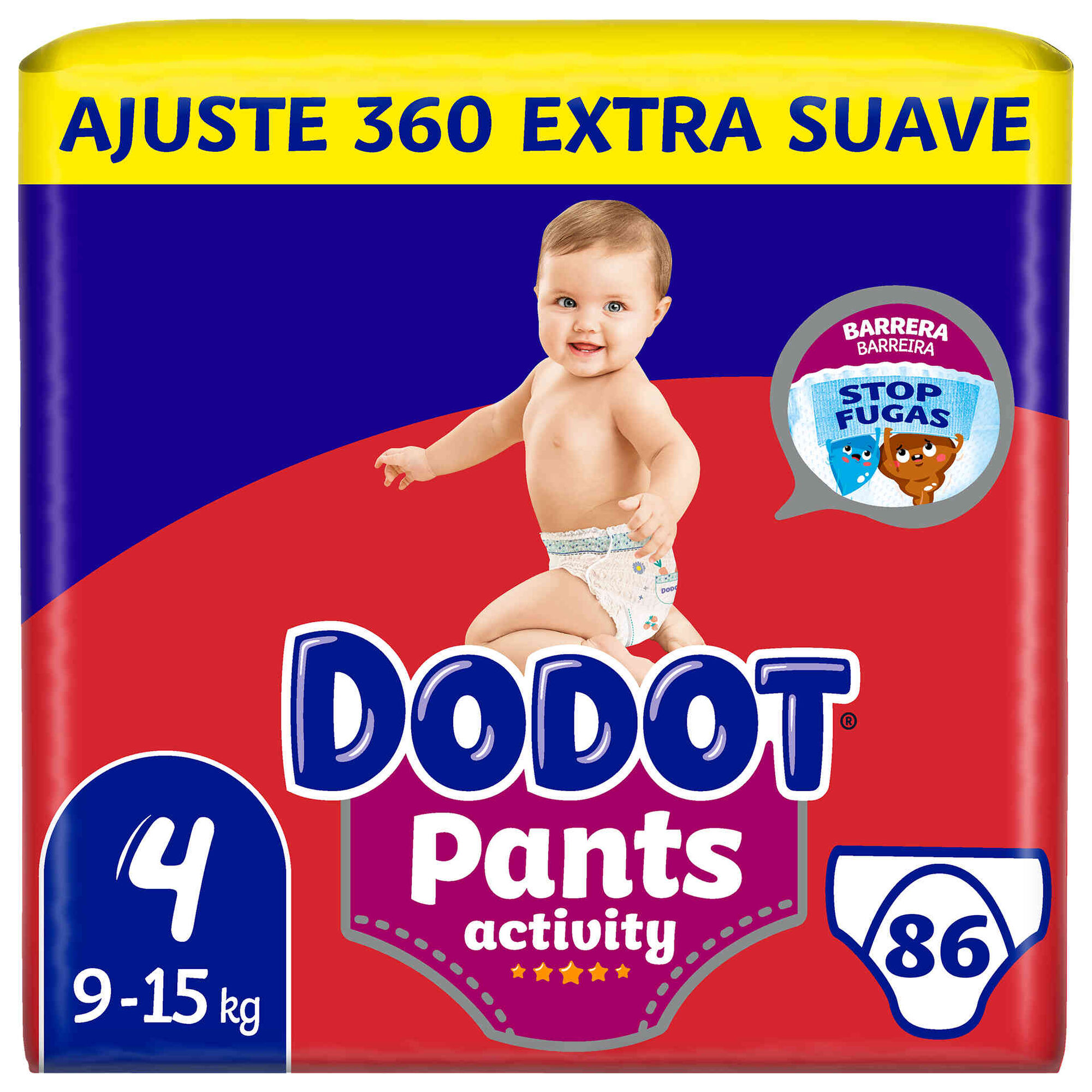 Fraldas Pants Activity Extra 9-15kg T4