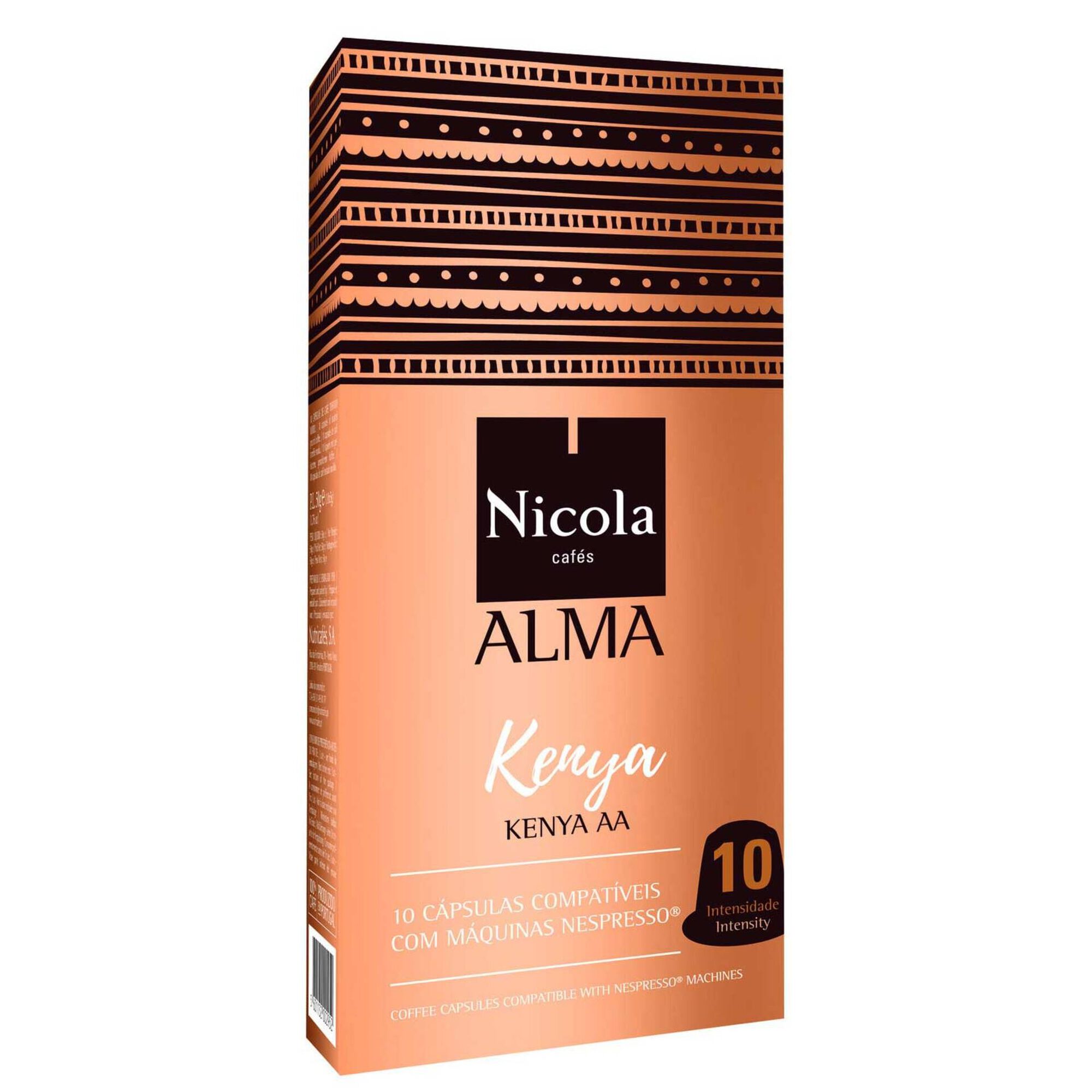 Cápsulas de Café Alma Quénia Compatível com Nespresso Int 10 Cápsulas de Café Alma Quénia Compatível com Nespresso Int 10