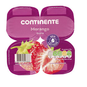Iogurte Aroma Morango sem Lactose
