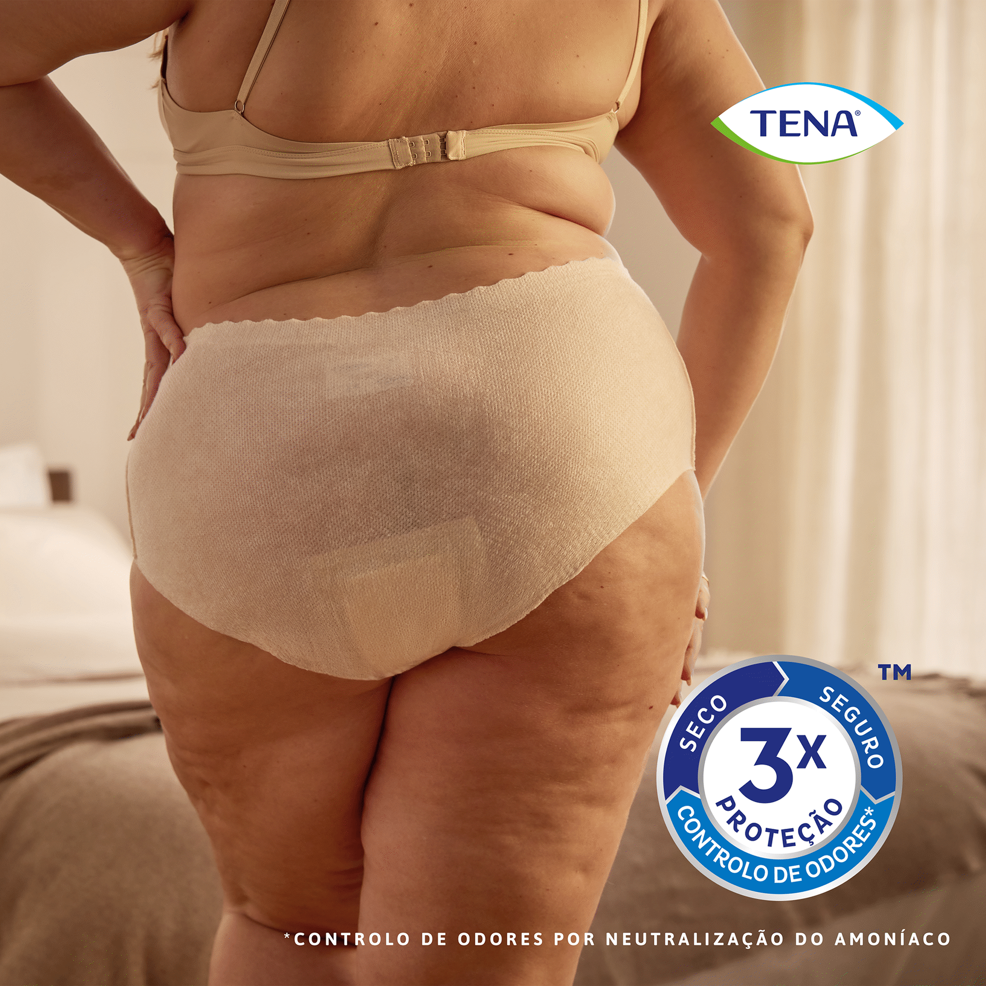 Cuecas Incontin&ecirc;ncia Silhouette L Creme