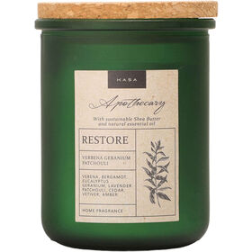 Vela em Copo com Tampa 220g Restore Verde Kasa