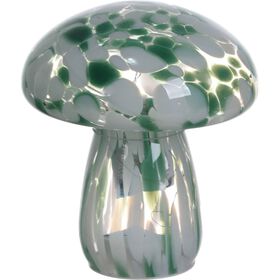 Candeeiro Cogumelo Verde e Branco Kasa