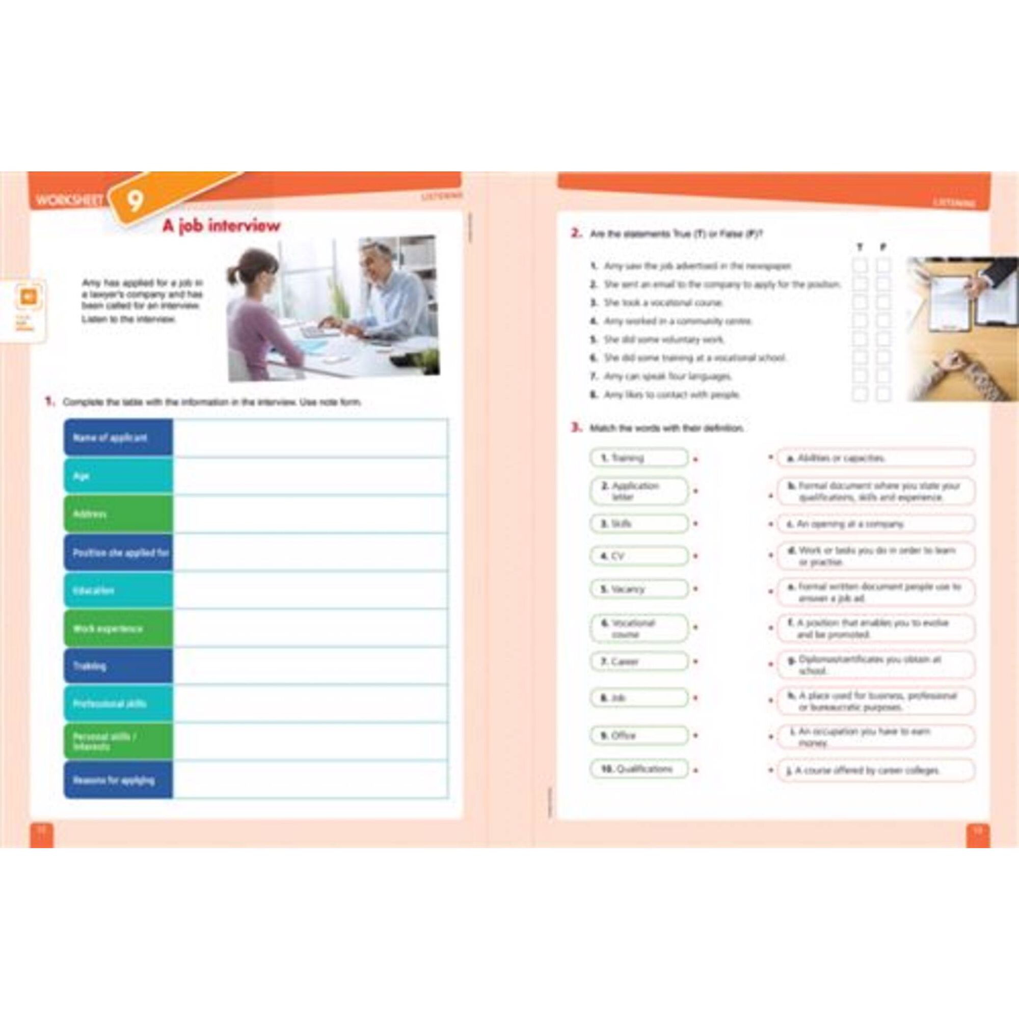 Fichas de Inglês Nível B1/B1.1 - 9º Ano