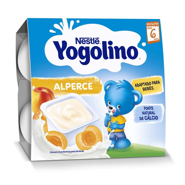 Alimento Lácteo Alperce sem Glúten +6M Yogolino