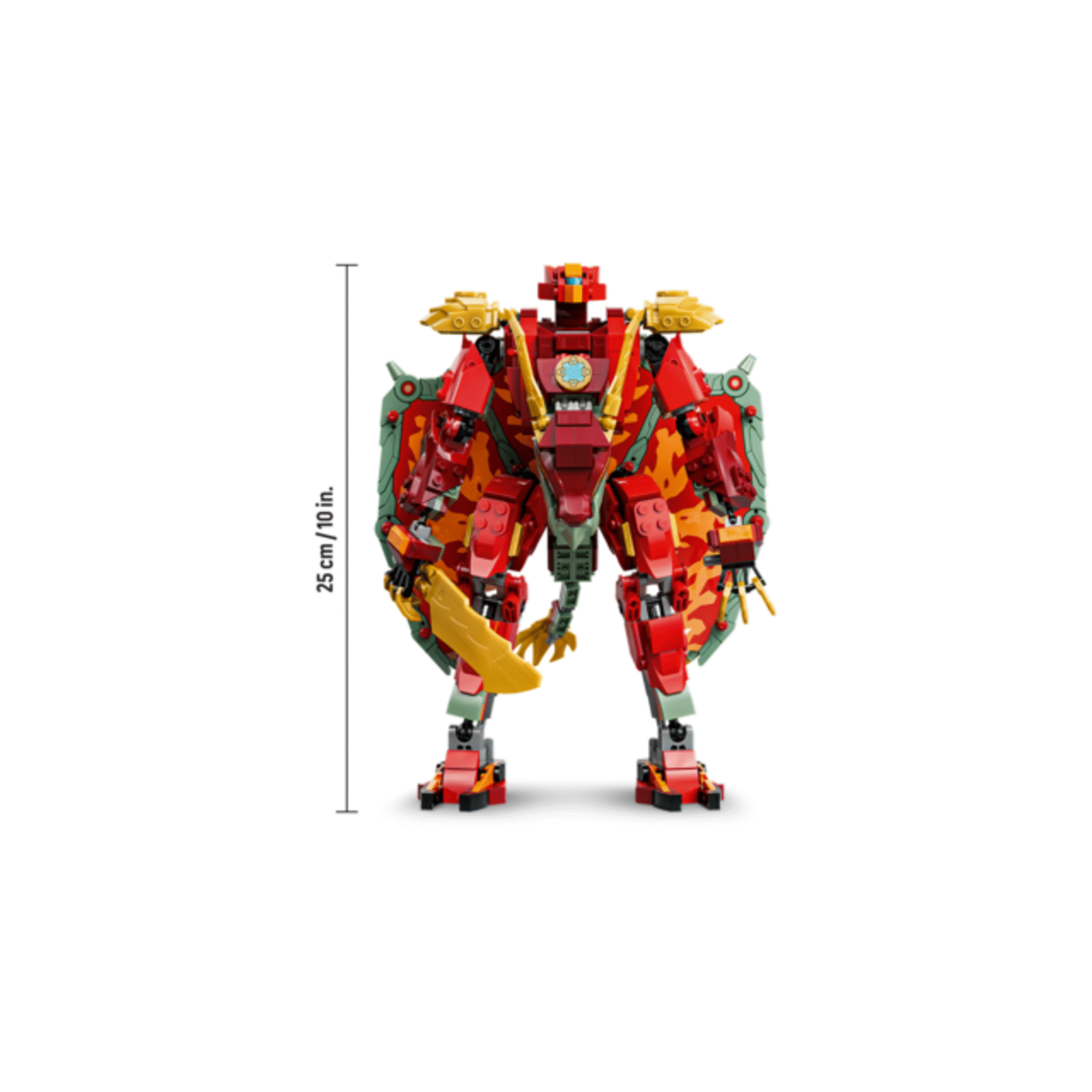 LEGO Ninjago - Rob&ocirc; Drag&atilde;o Transformador da Wyldfyre - 71868