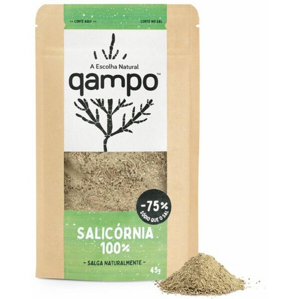 100% Salicórnia Moída Qampo