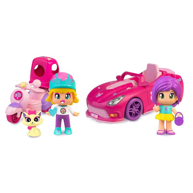 Pinypon - Let's Go! - Carro ou Mota (Vários Modelos)