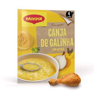 Canja de Galinha com Aletria Maggi