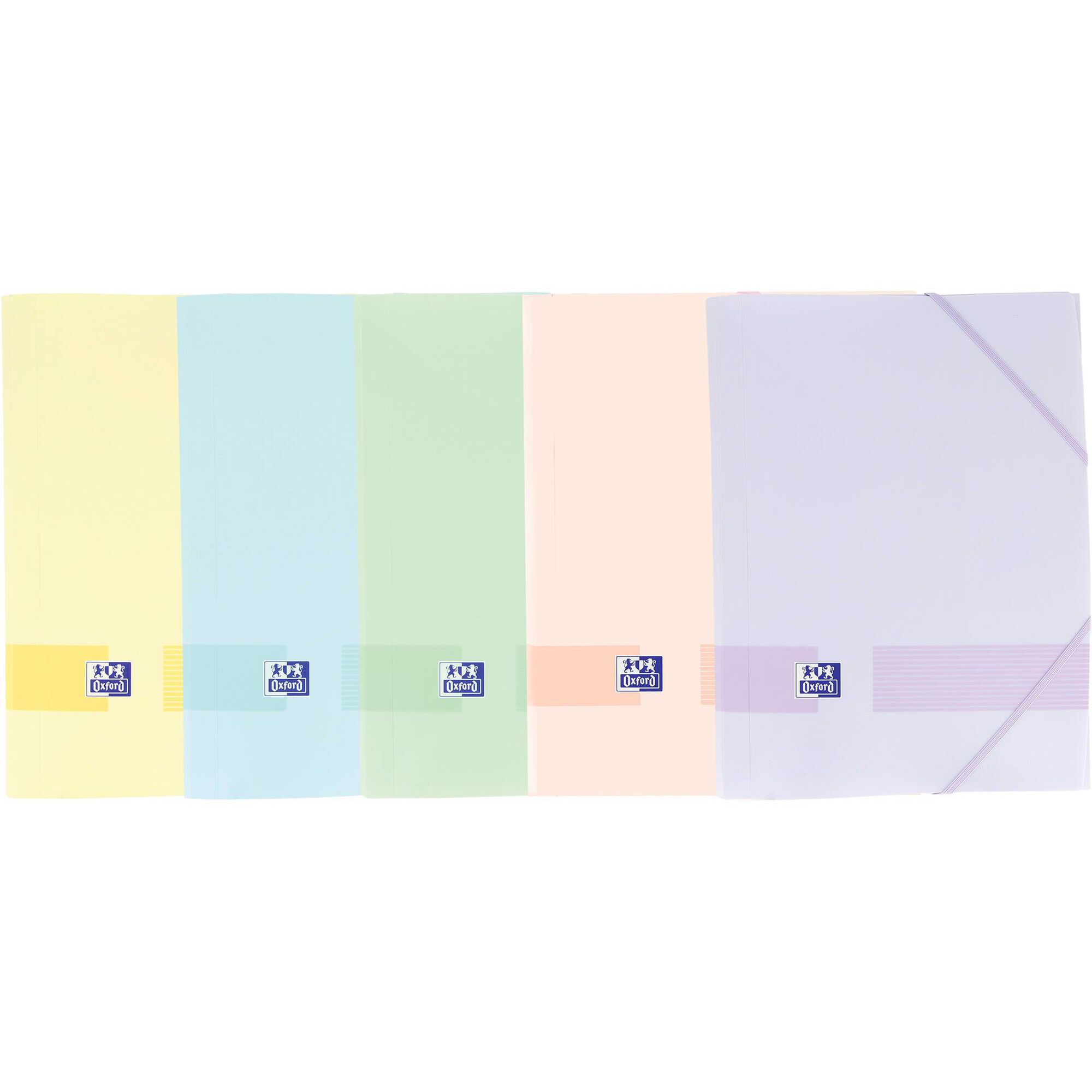 Capa com El&aacute;stico A4 Pastel Live & Go (v&aacute;rias cores) Oxford