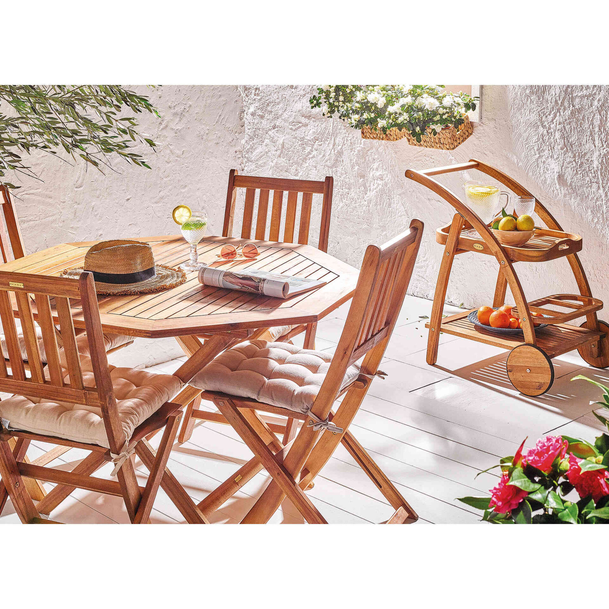 Conjunto Jardim 4 Lugares Kasa