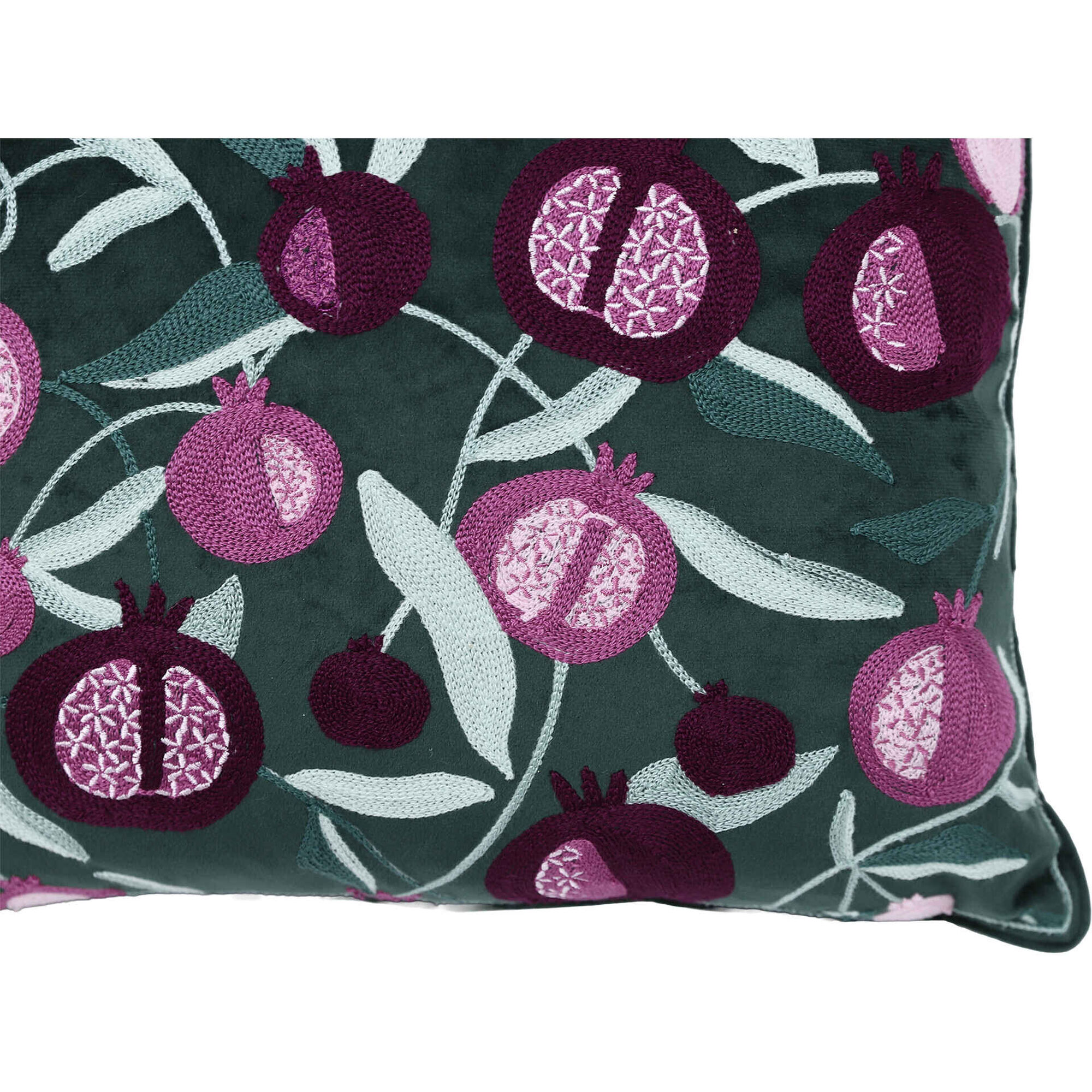 Almofada 45x45cm Verde Rom&atilde;s Kasa
