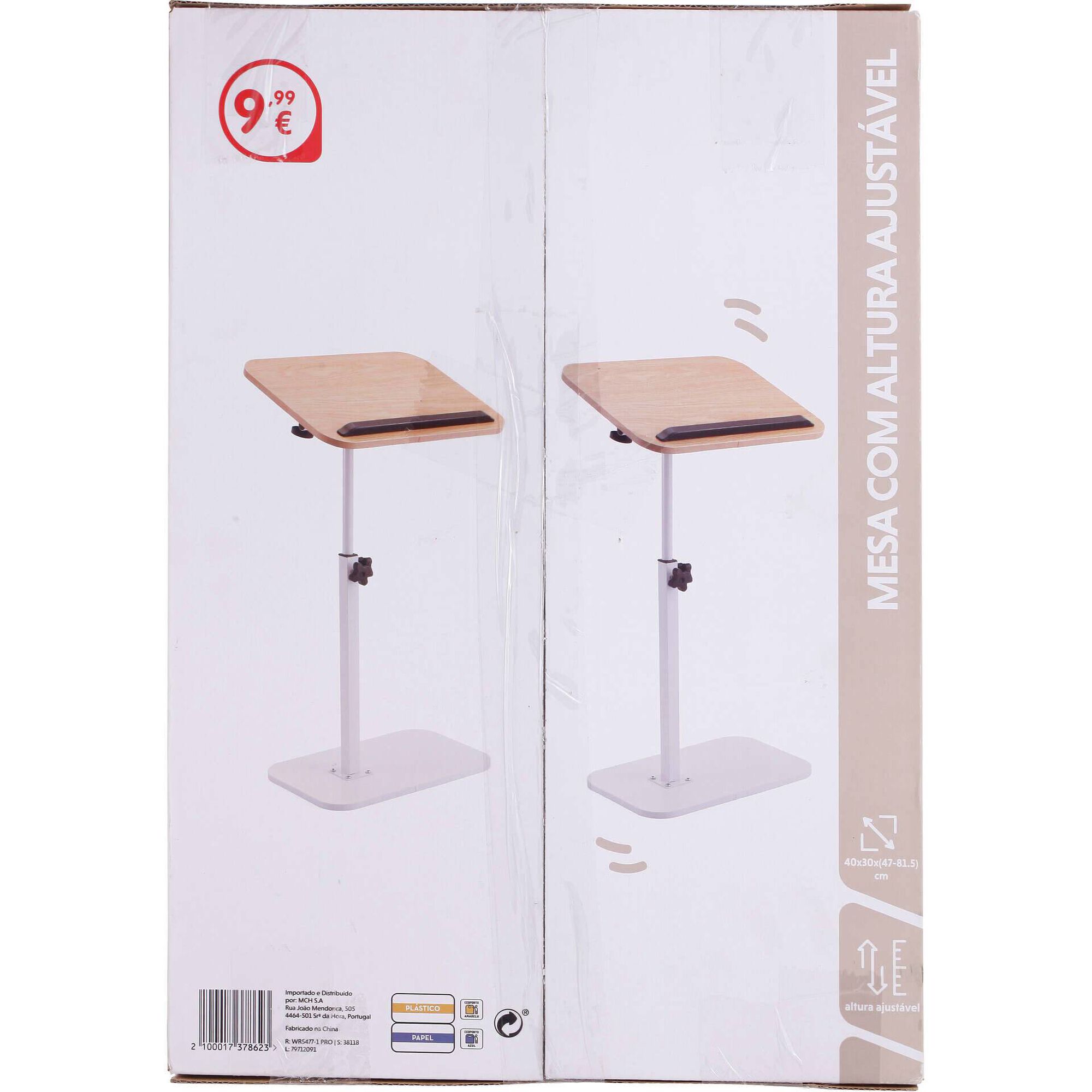 Mesa com Altura Ajust&aacute;vel Bazar&atilde;o