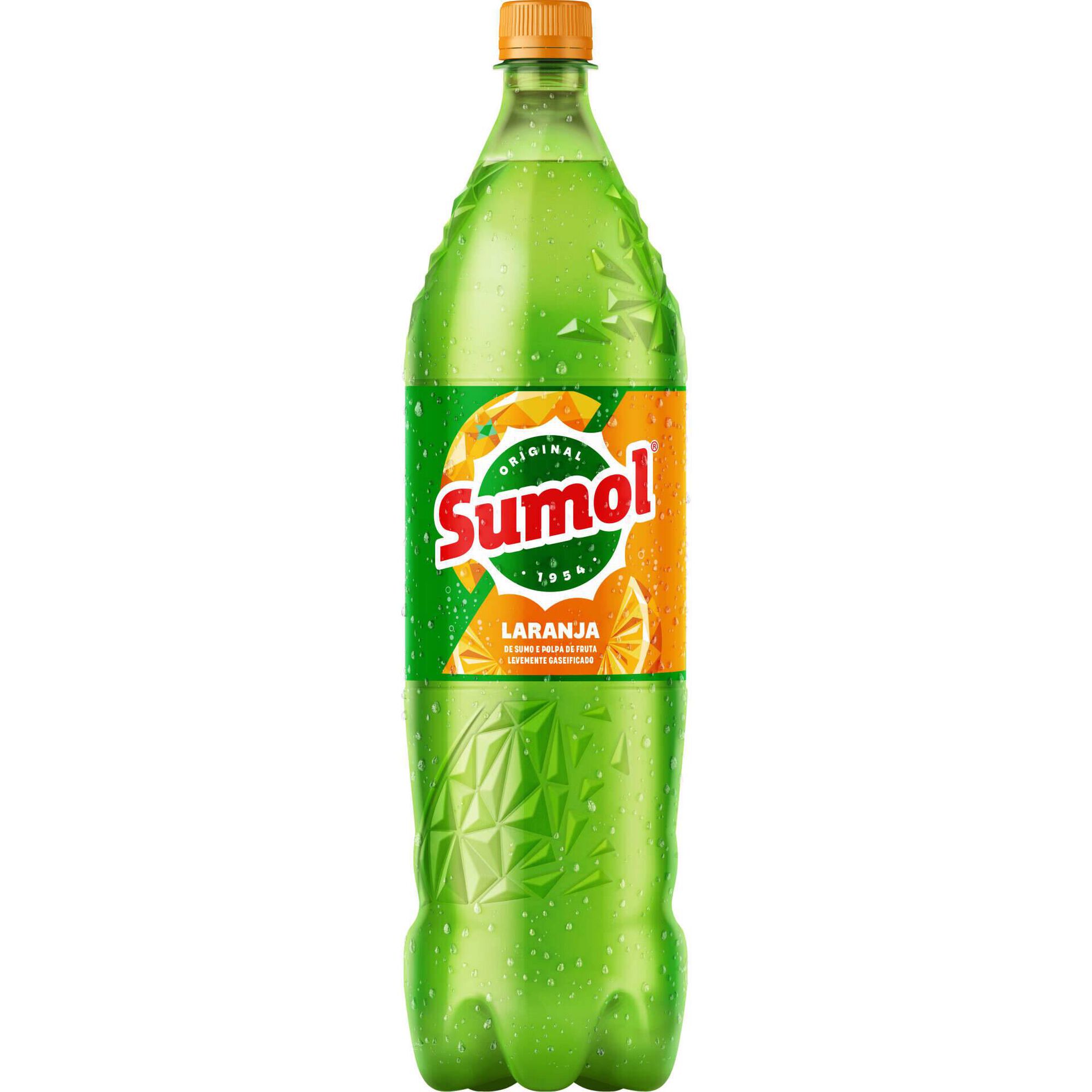Refrigerante com G&aacute;s Laranja Sumol