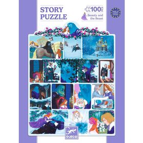 Djeco - Puzzle A Bela e o Monstro 100 Pe&ccedil;as