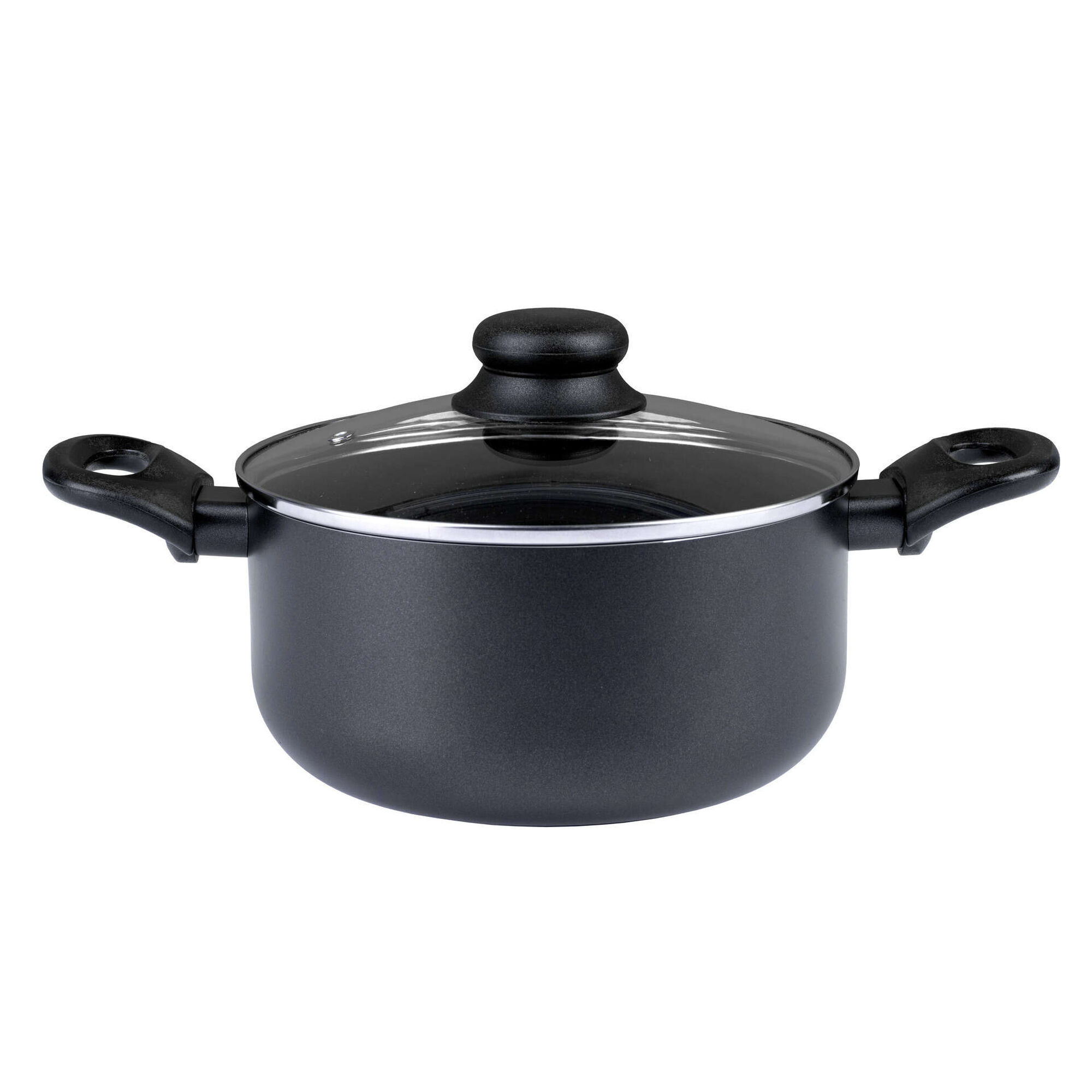 Ca&ccedil;arola Antiaderente Alum&iacute;nio com Asas 20cm Leve