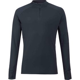 Camisola Fitness Meio Zip Homem Azul M