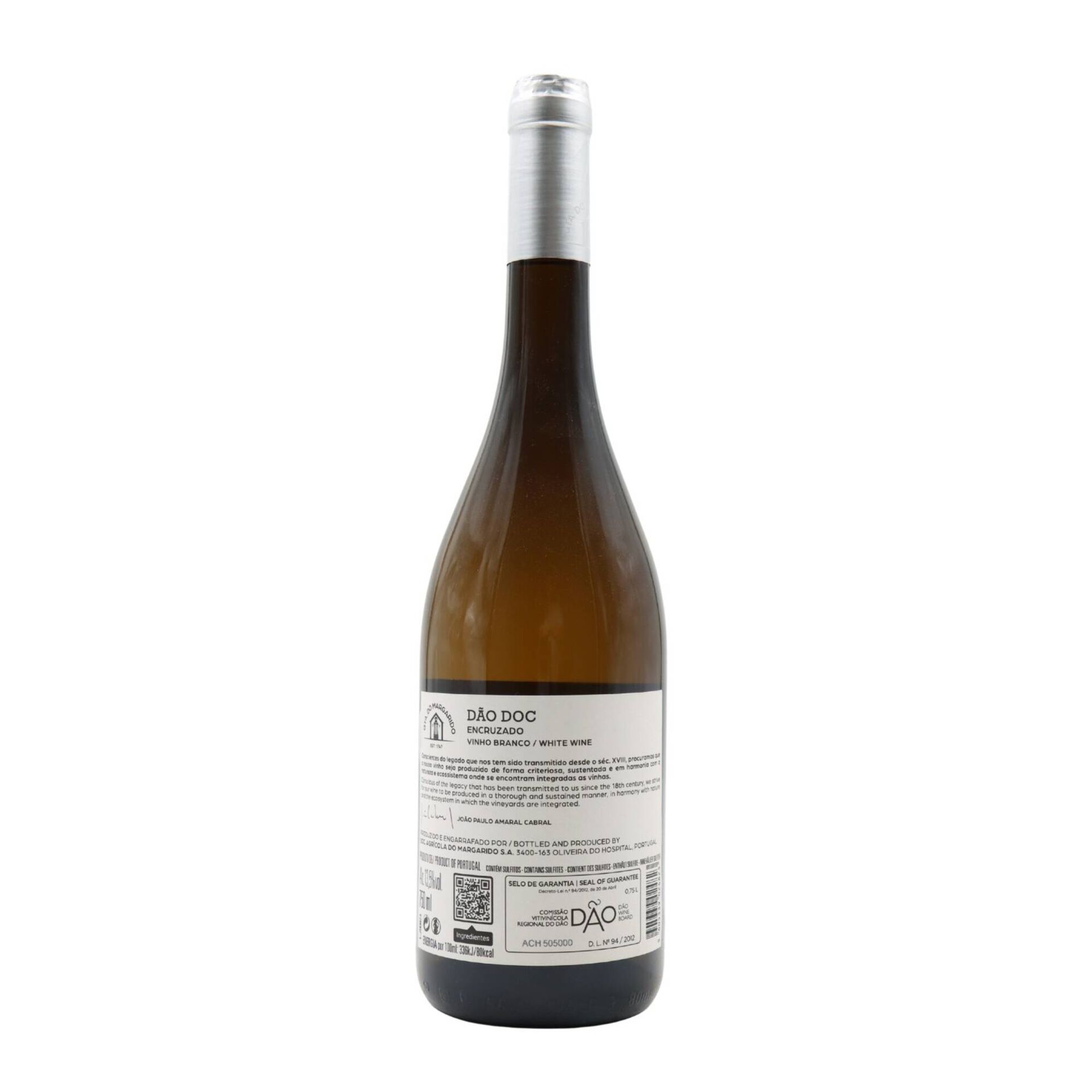 Quinta Do Margarido Encruzado D&atilde;o Vinho Branco