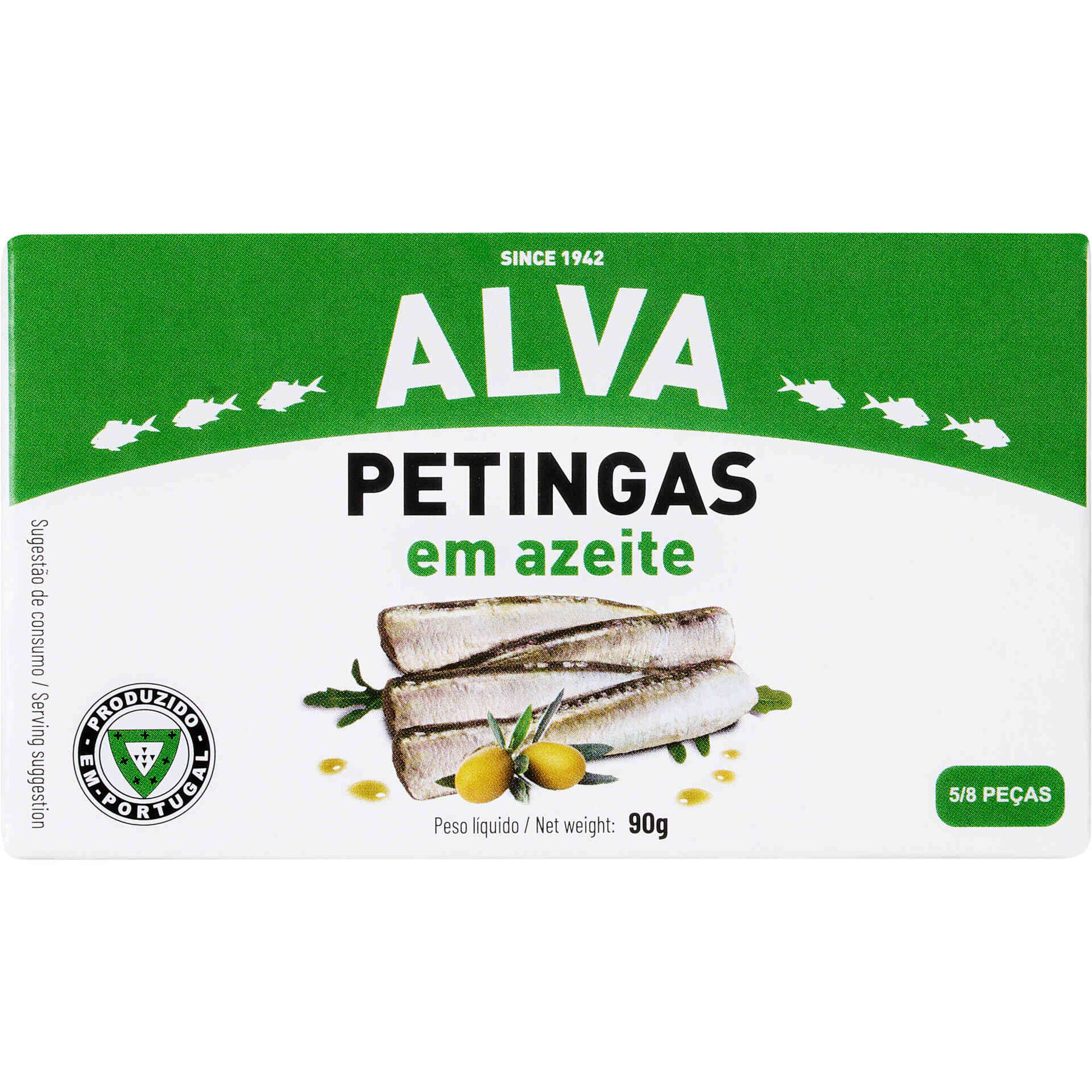 Petinga em Azeite Alva
