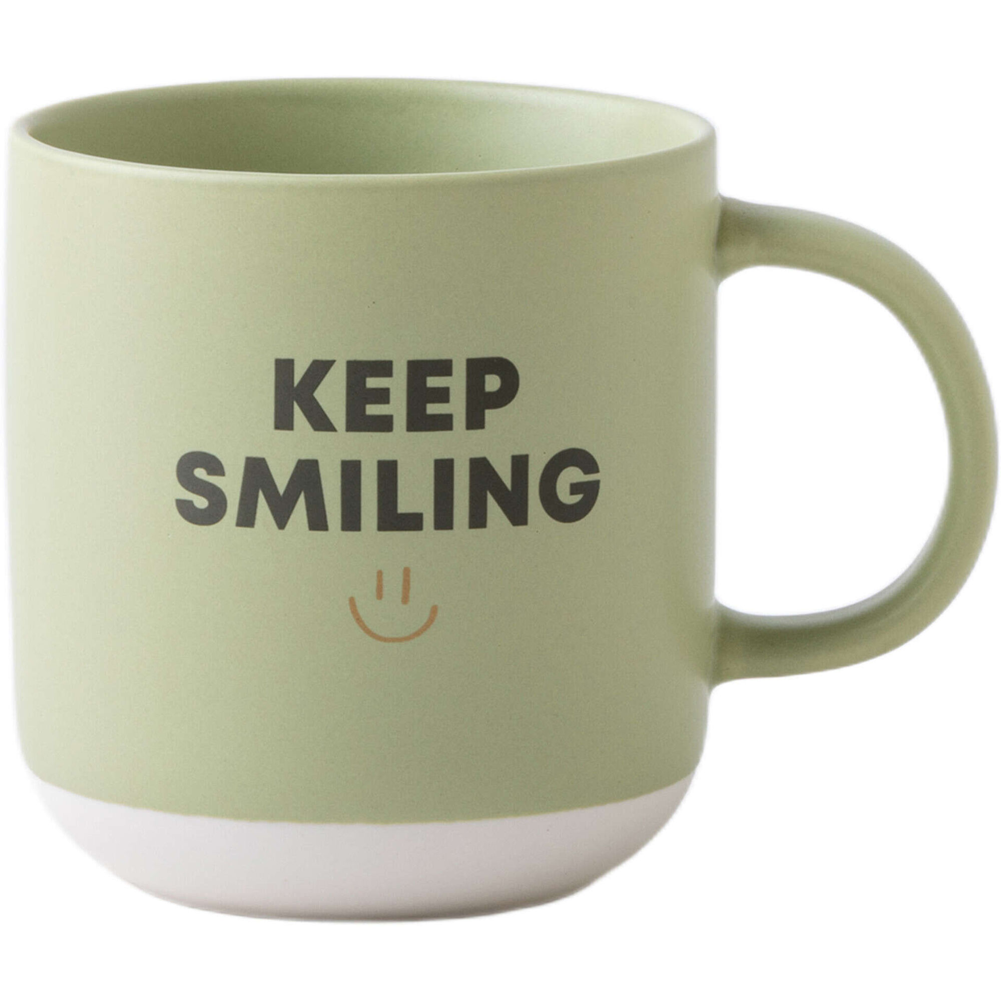 Caneca 365ml Verde Keep Smiling