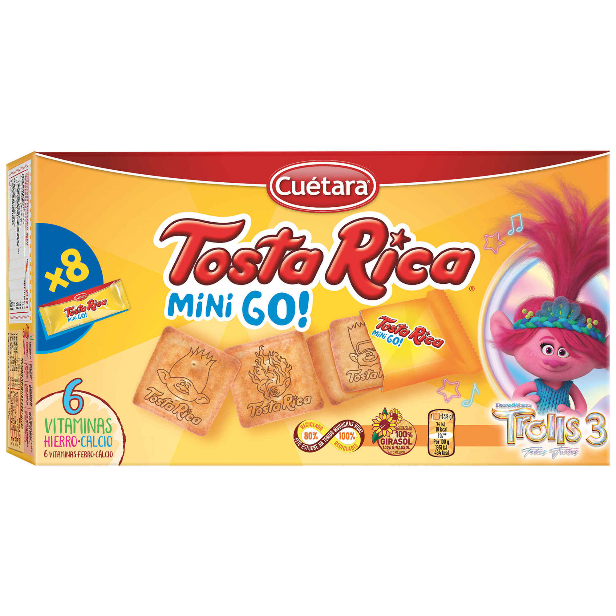 Bolachas Tosta Rica Mini Go