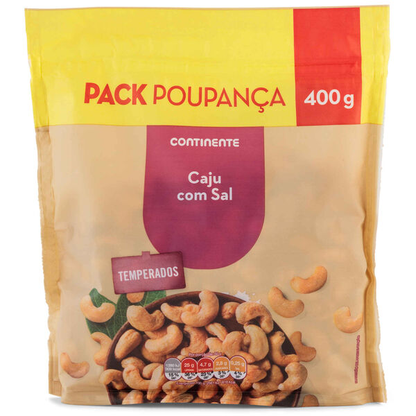Caju com Sal Pack Poupança Continente