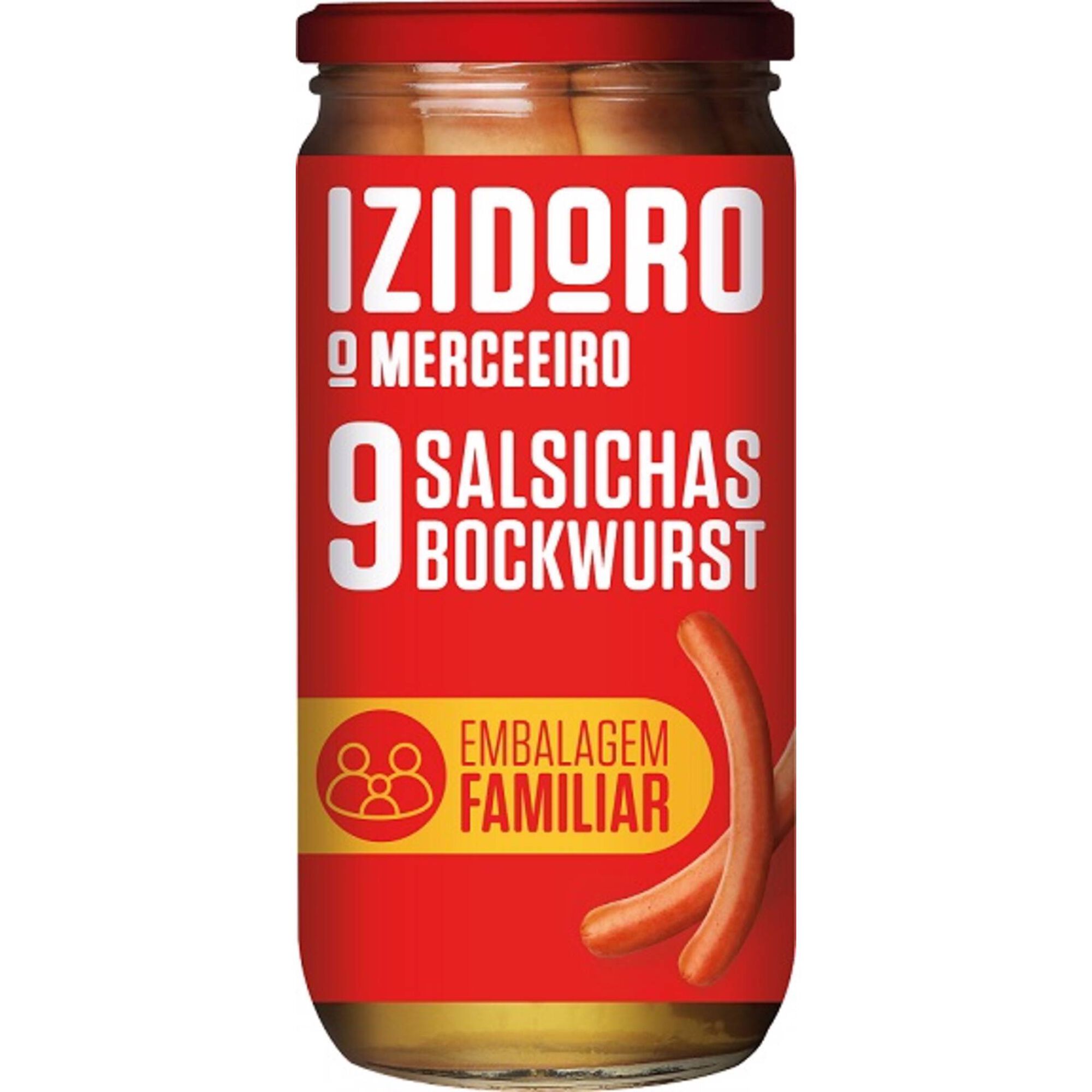 Salsichas Bockwurst Frasco 9 un