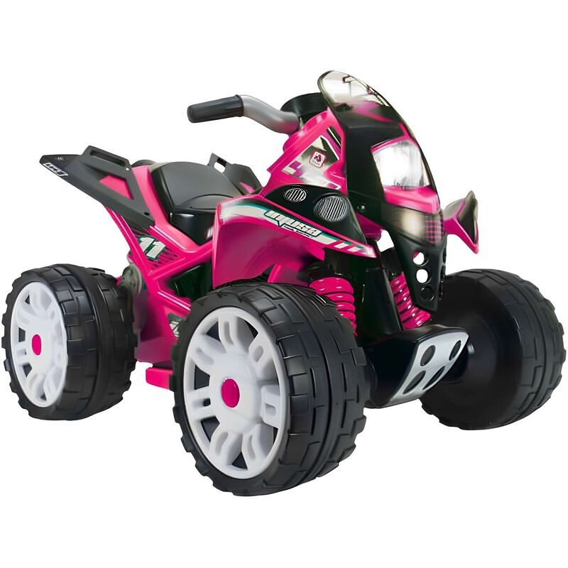 Injusa - Moto 4 Elétrica The Beast 12V Rosa