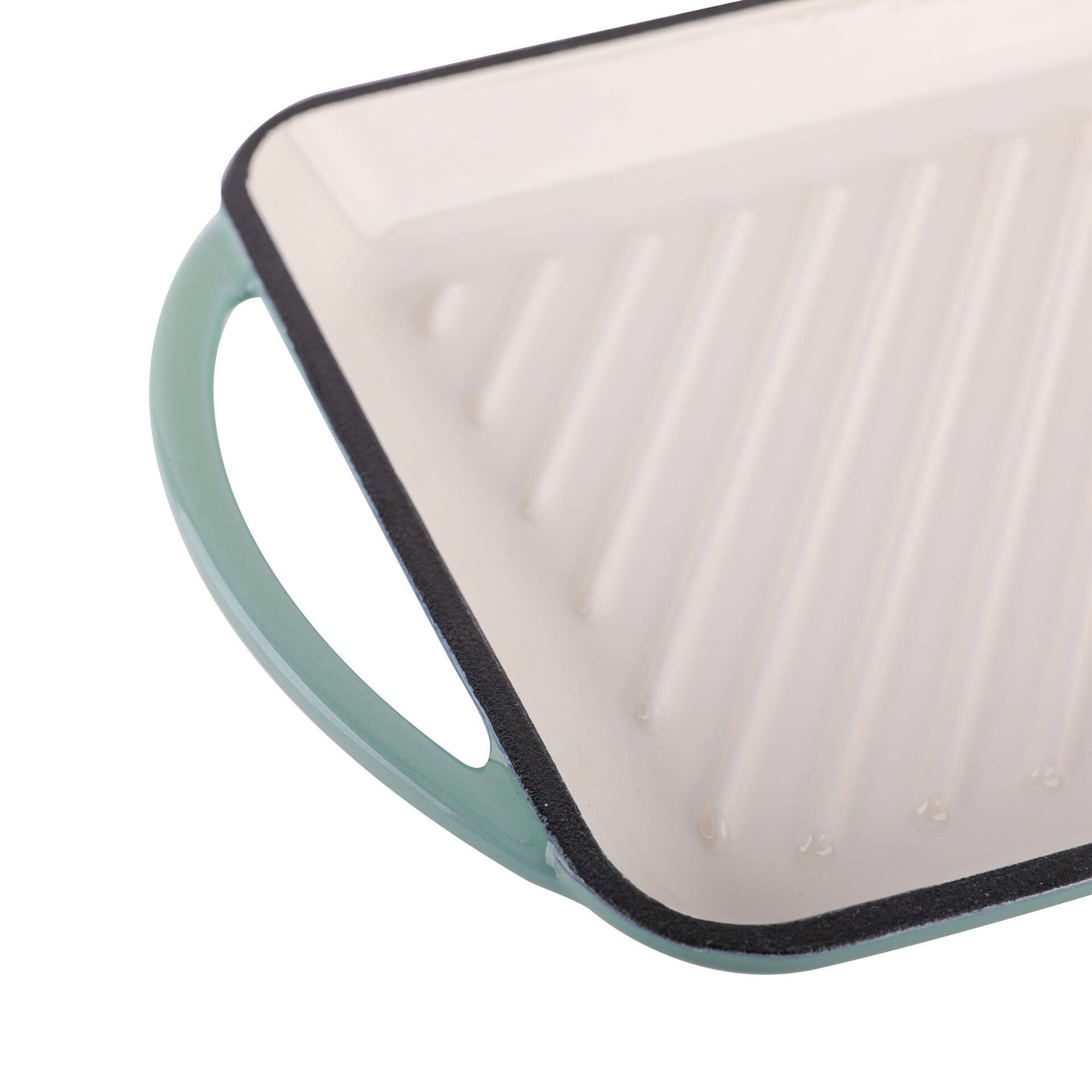 Grelhador Ferro Fundido 35 x 19cm Verde