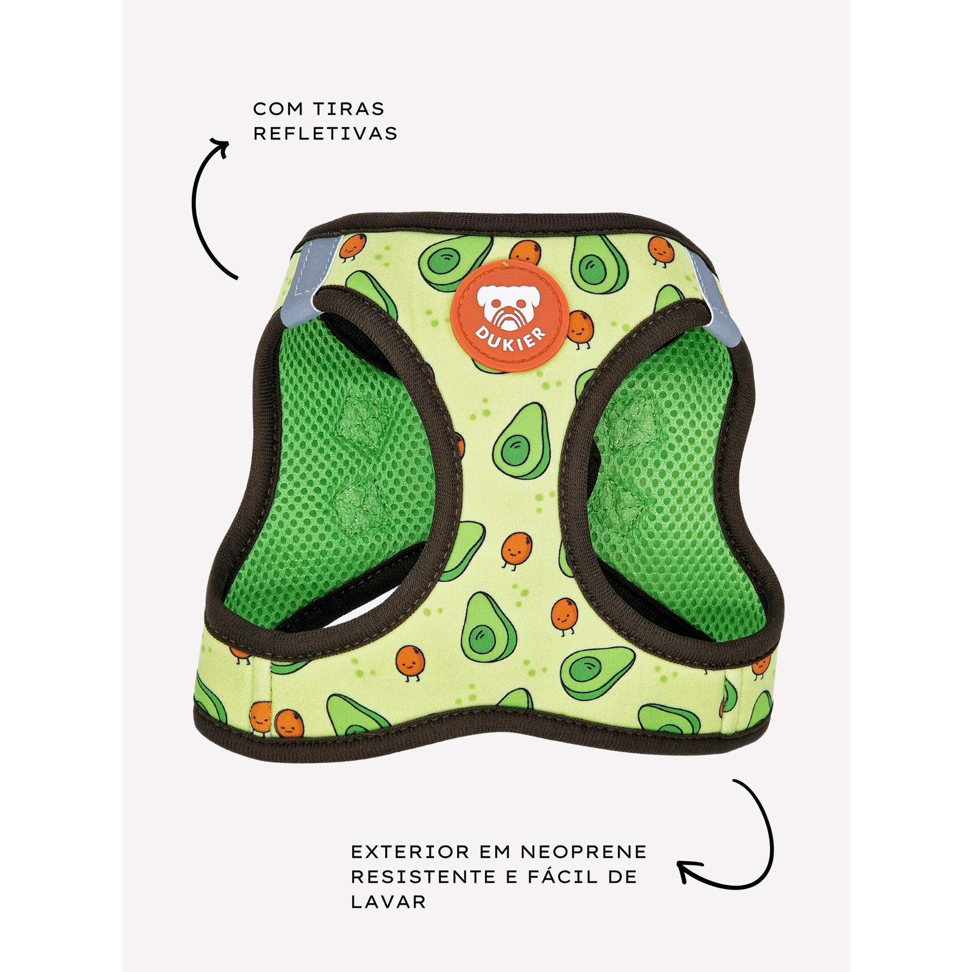 Peitoral para C&atilde;o Avocado S Dukier