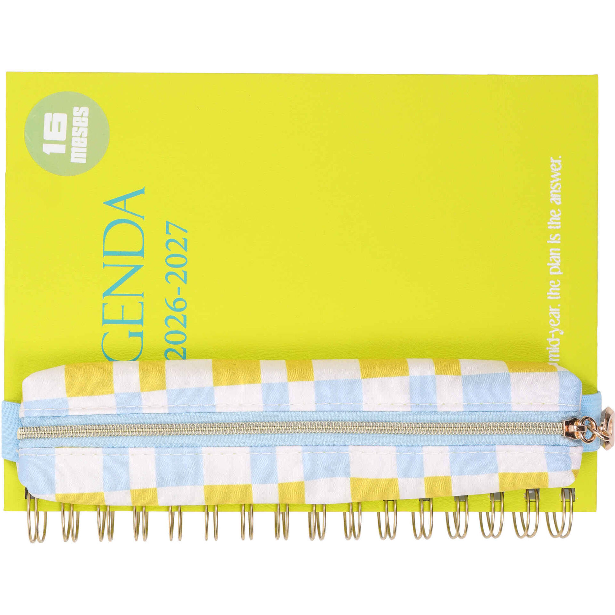 Conjunto Agenda 16 Meses A5 com Estojo (v&aacute;rios modelos) Note!