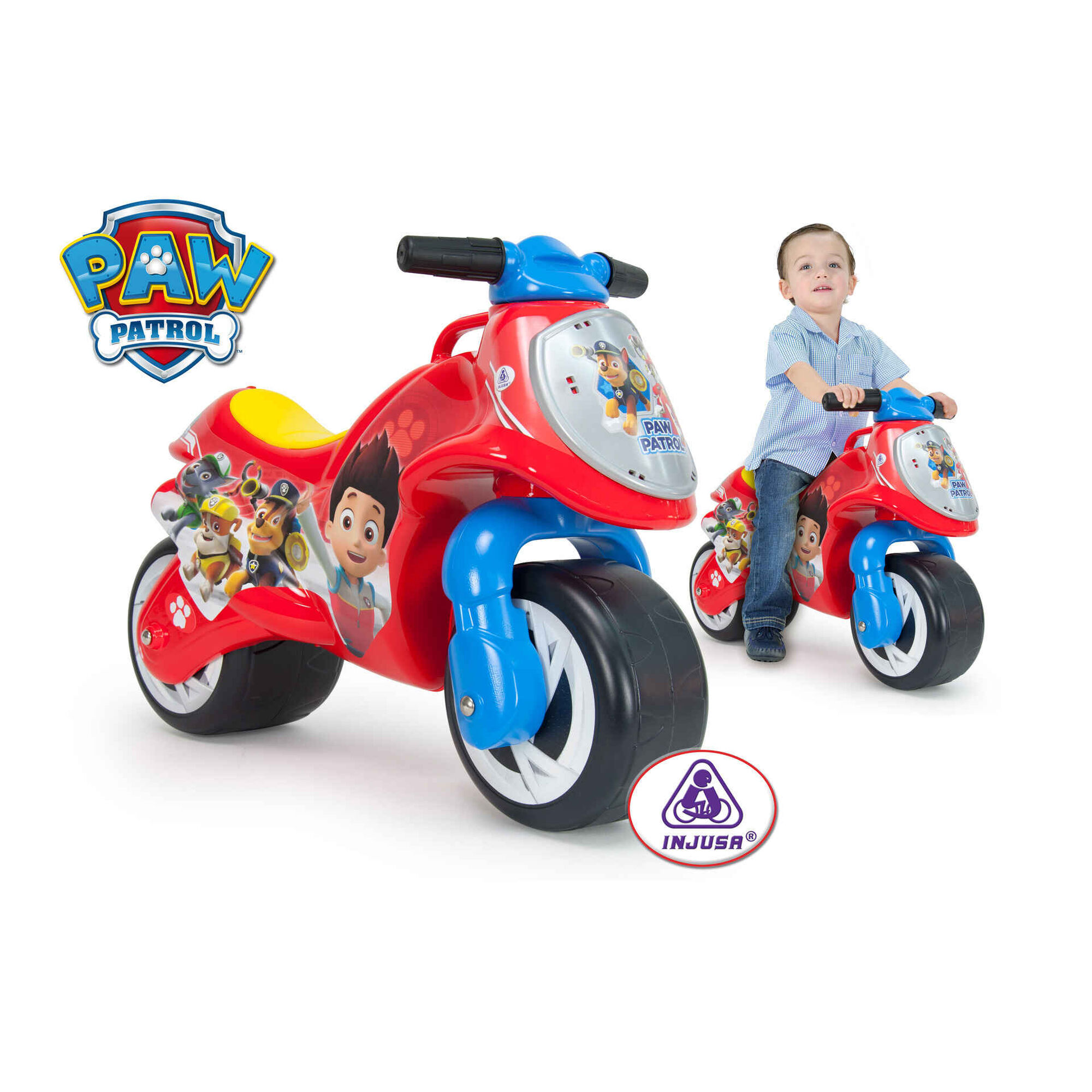 Andador Moto Neox Patrulha Pata Chase & Marshall Vermelho Andador Moto Neox Patrulha Pata Chase & Marshall Vermelho