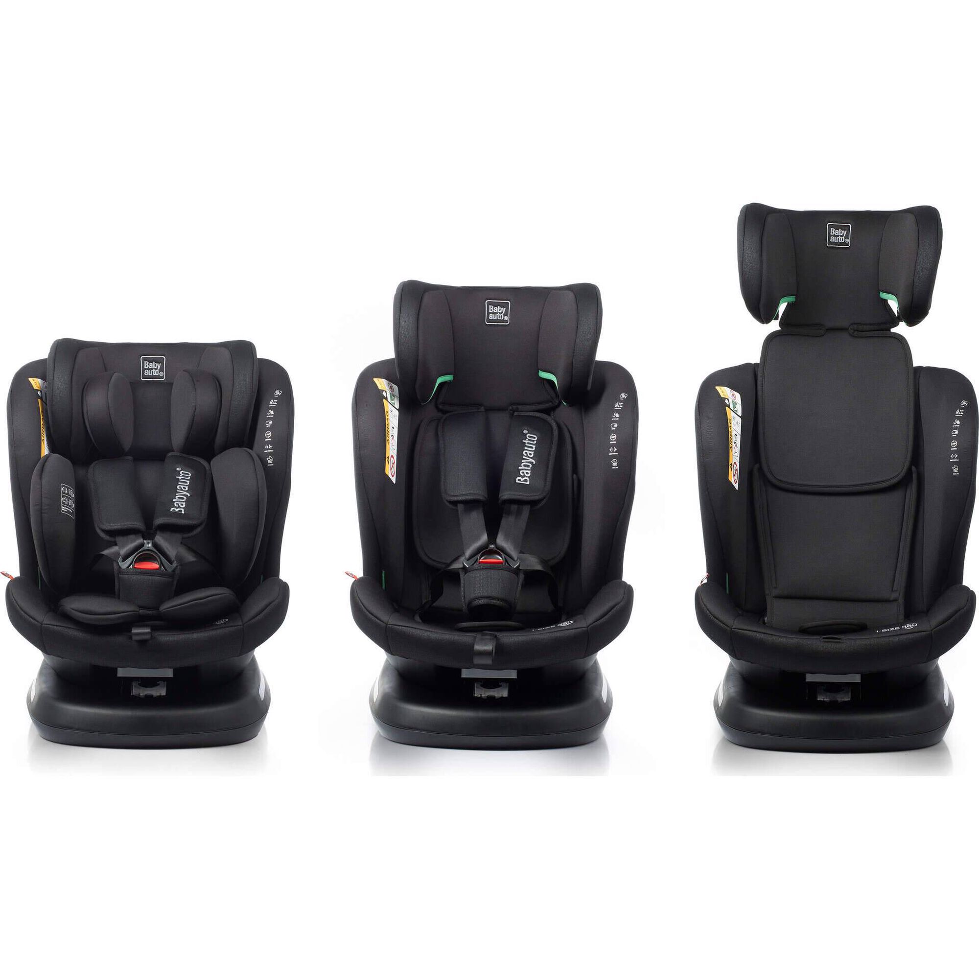 Cadeira Auto I-Size 40-150cm Isofix Rotativa Rodia Fix Preto Babyauto