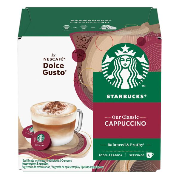 Cápsulas de Café Cappuccino Starbucks