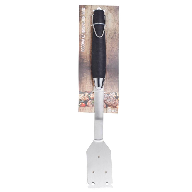Escova com Raspador Barbecue 45cm
