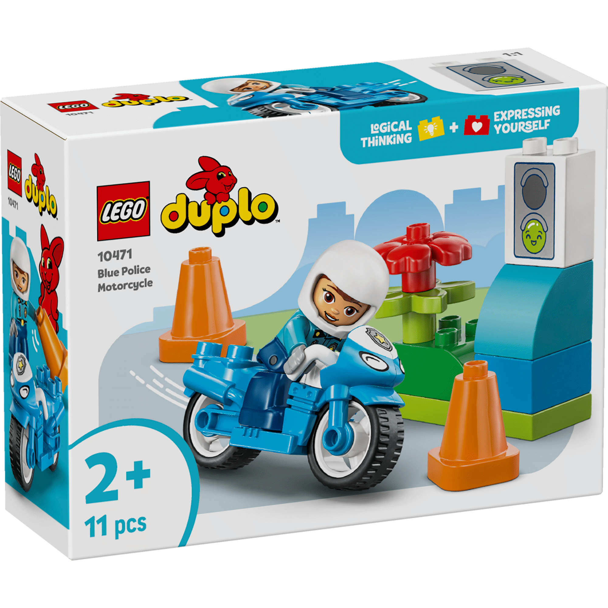 LEGO Duplo - Mota da Pol&iacute;cia Azul - 10471