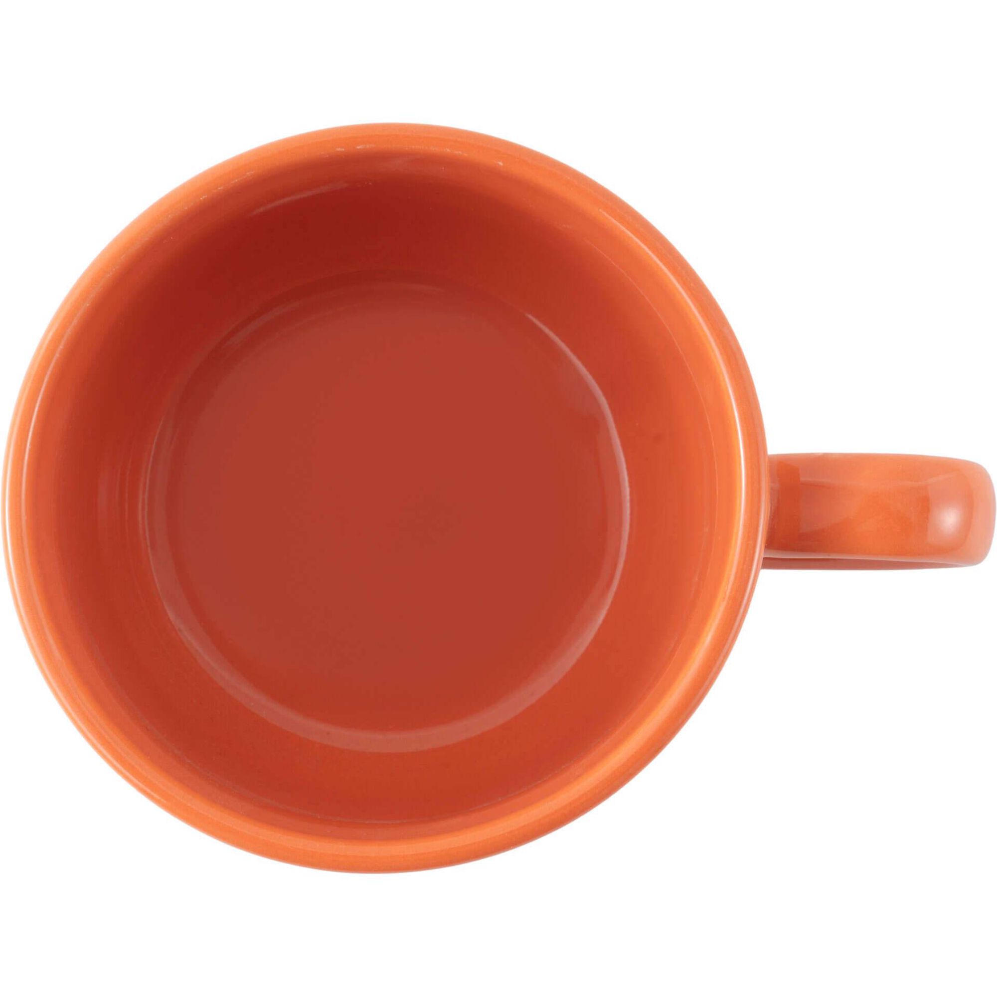 Ch&aacute;vena 640ml Jumbo Laranja Kasa