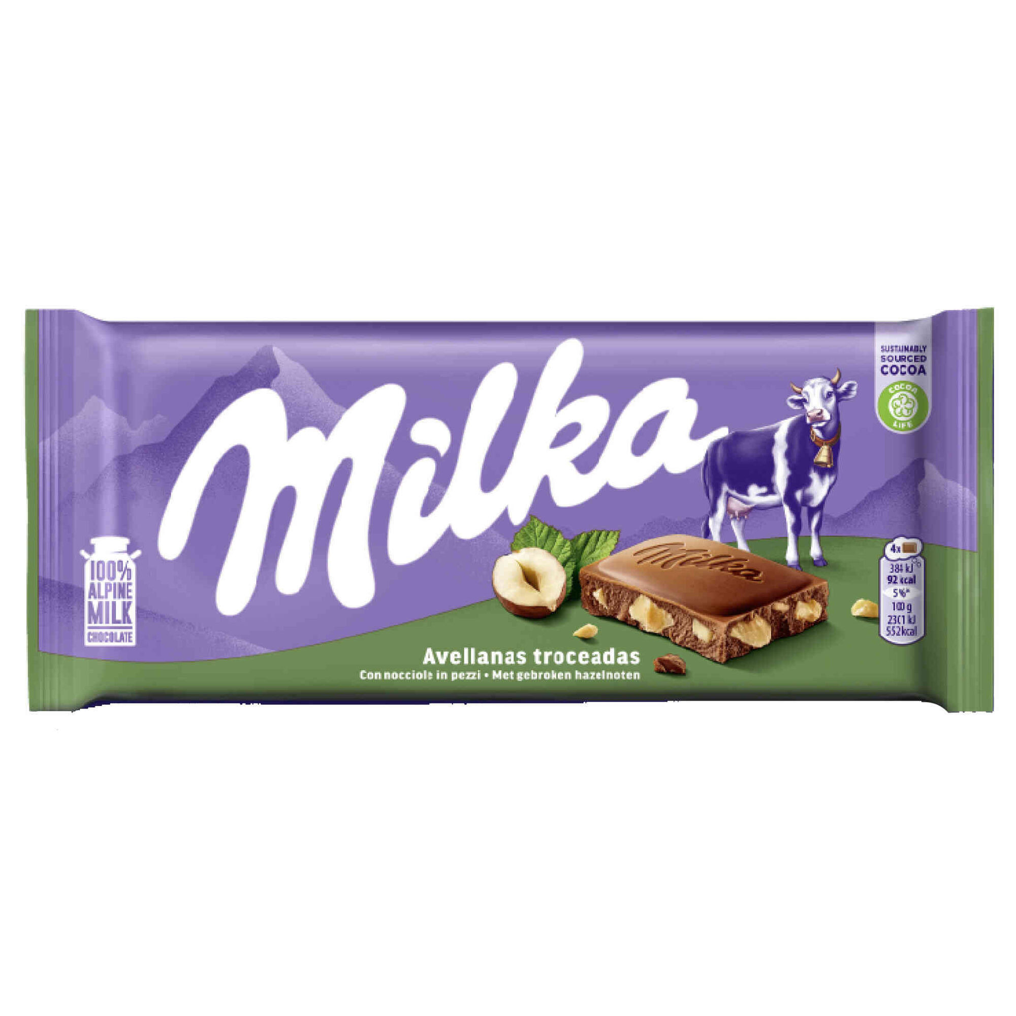 Tablete de Chocolate de Leite com Avelã
