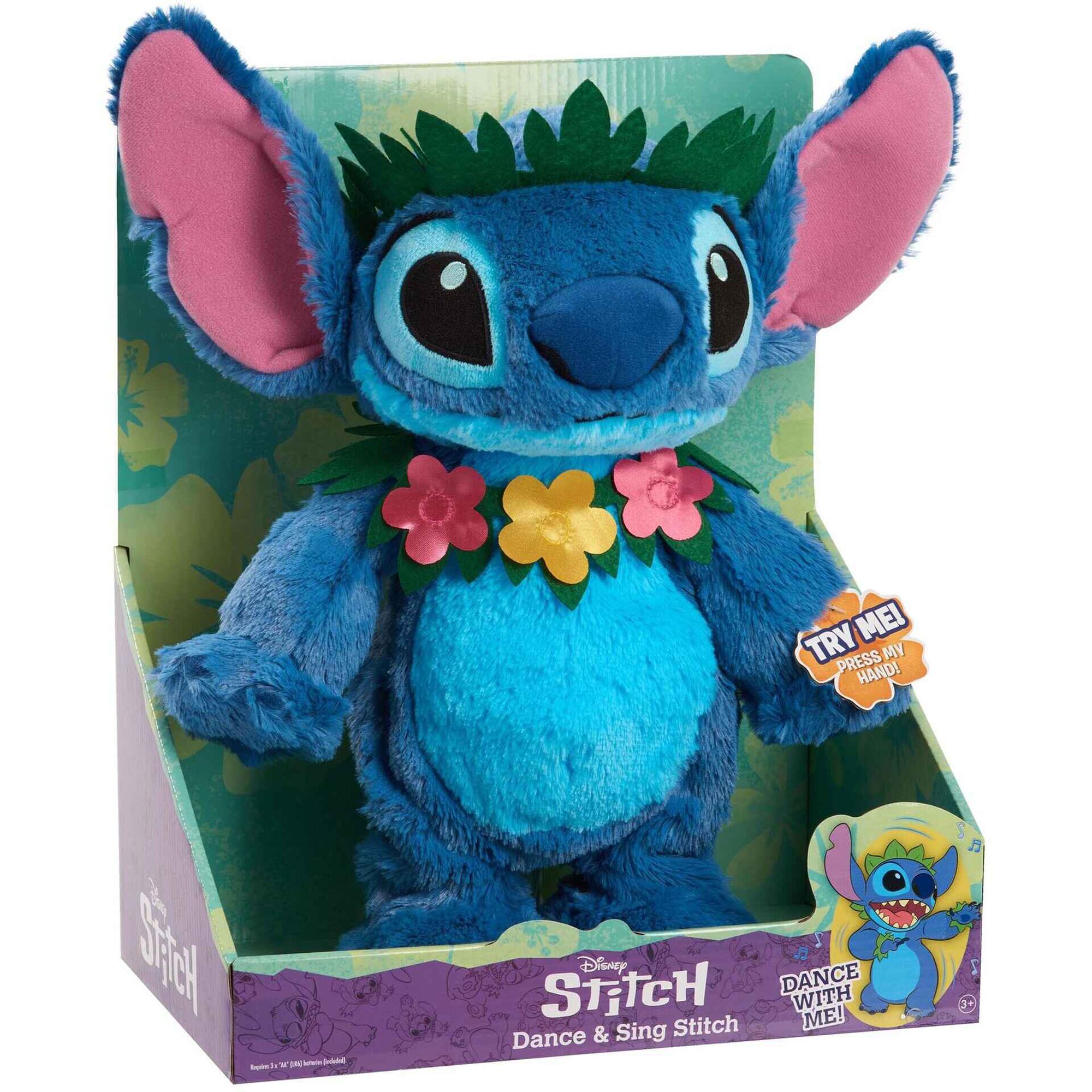 Peluche Stitch Canta e Dança