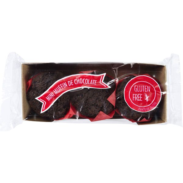Mini Muffin de Chocolate Sem Glúten Museu do Pão