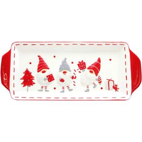 Prato Bolo Retangular com Pegas Kasa