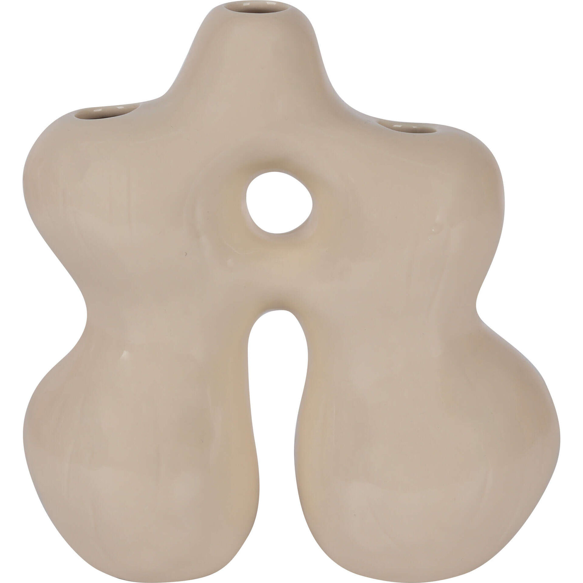 Jarra 3 Orif&iacute;cios Bege