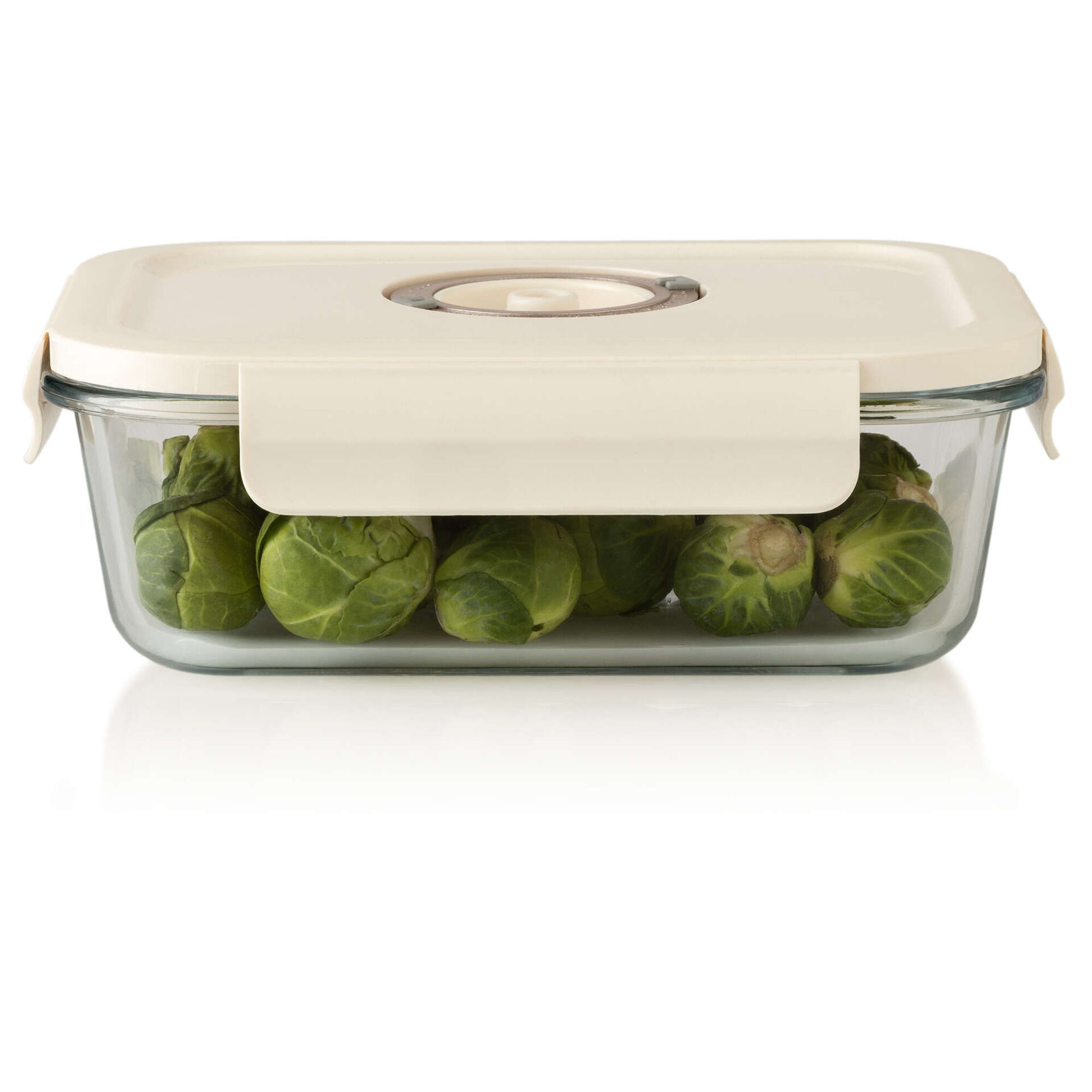 Caixa Vidro 990ml com V&aacute;cuo Kasa