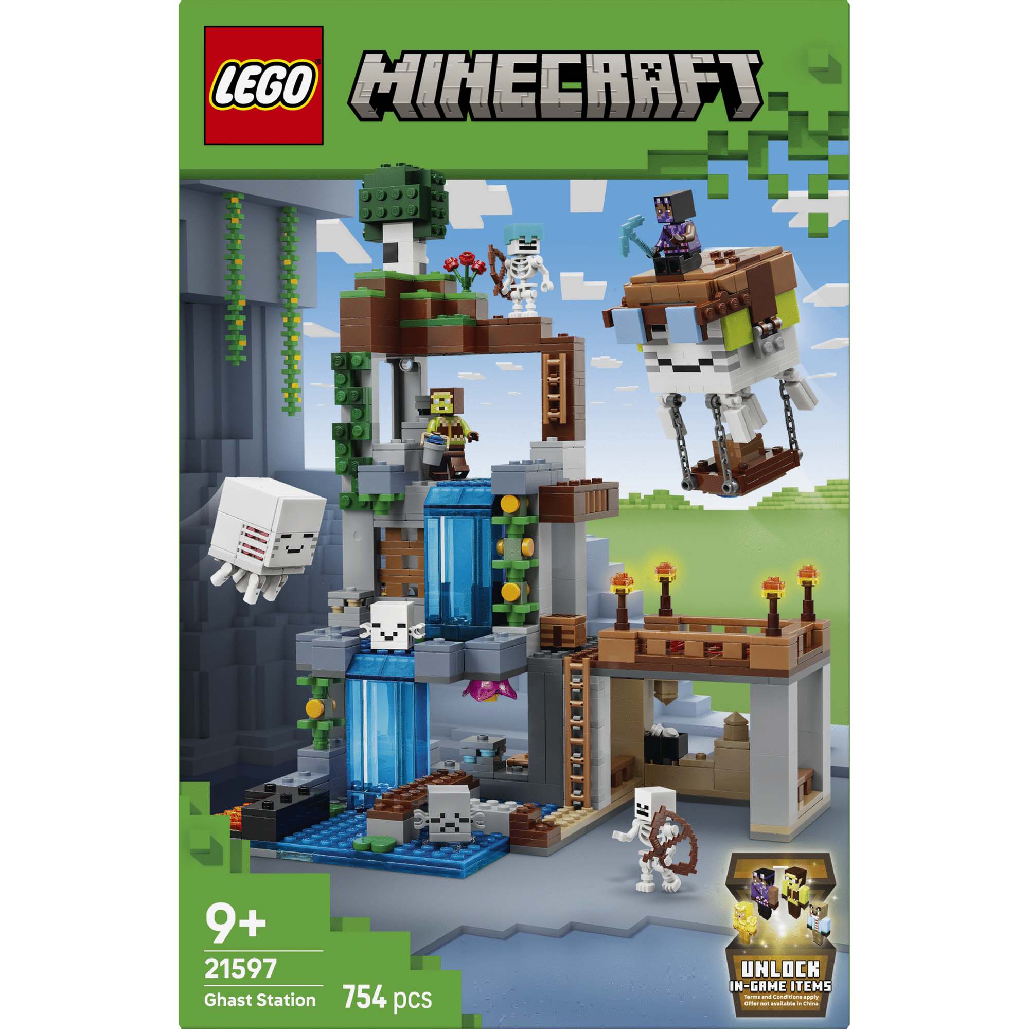 LEGO Minecraft - Esta&ccedil;&atilde;o Ghast - 21597