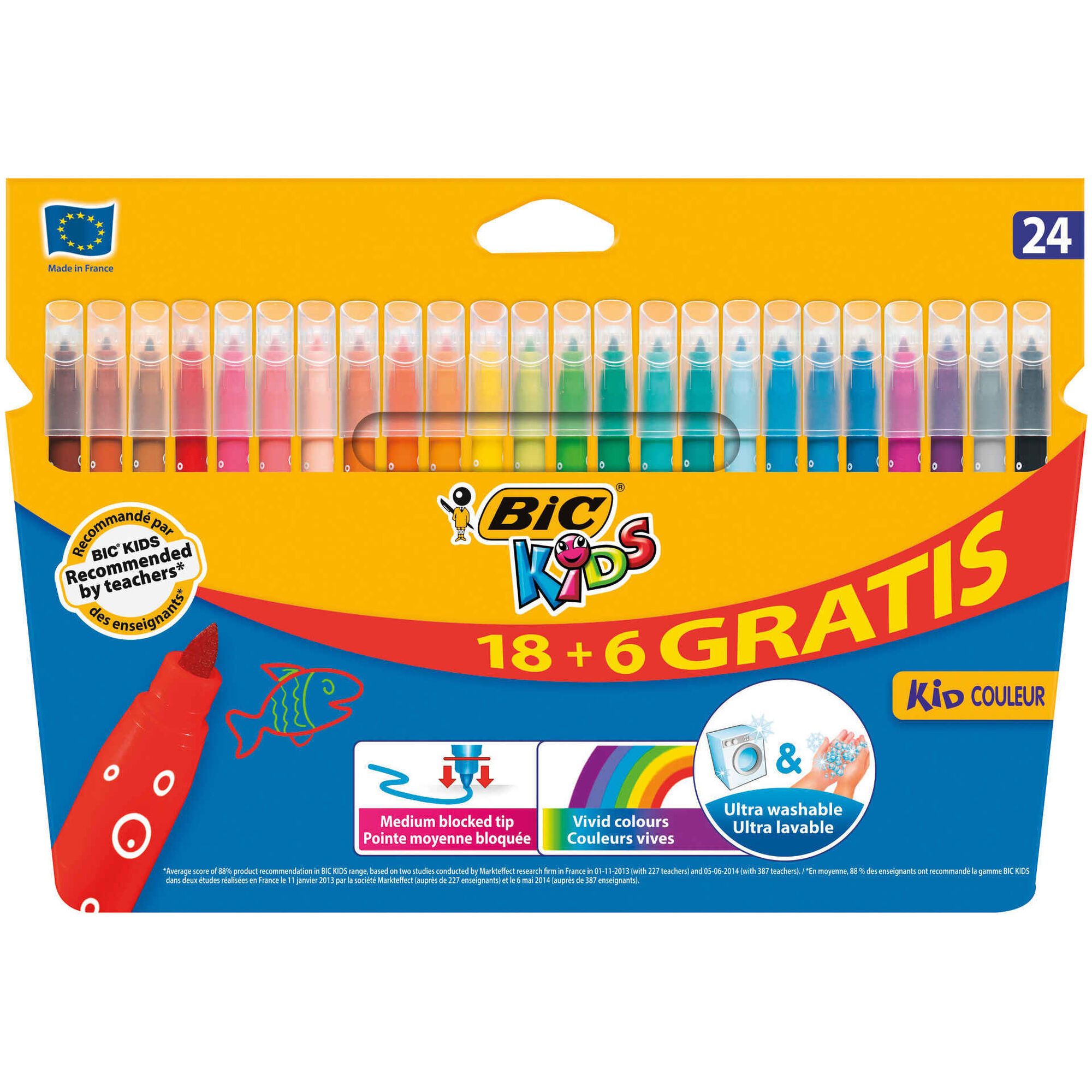 Marcadores de Feltro Kid Couleur