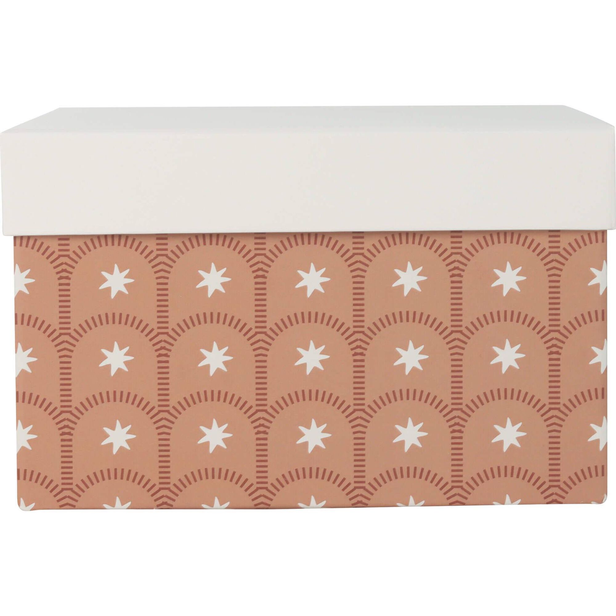 Caixa Cartão  20x20x12,5cm Arcos Rust