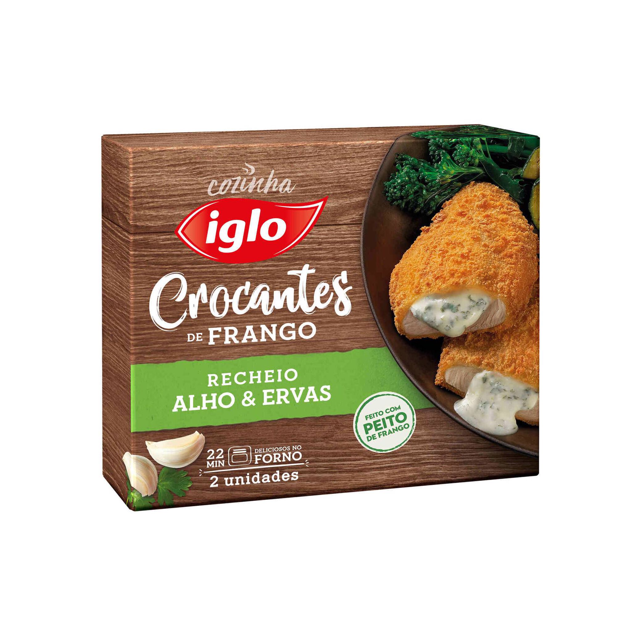 Crocantes de Frango Recheados Alho e Ervas