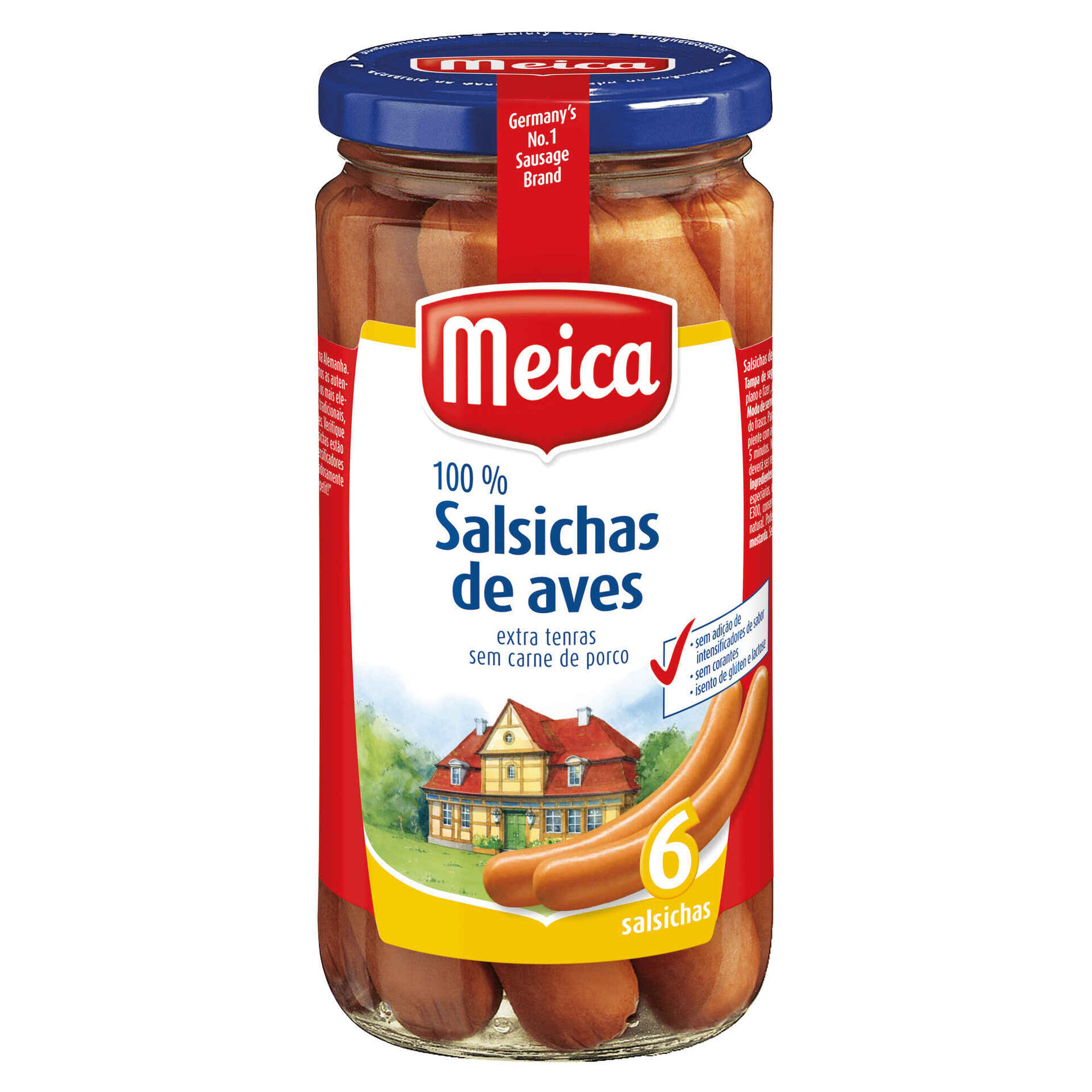 Salsichas de Aves Frasco 6 un Salsichas de Aves Frasco 6 un