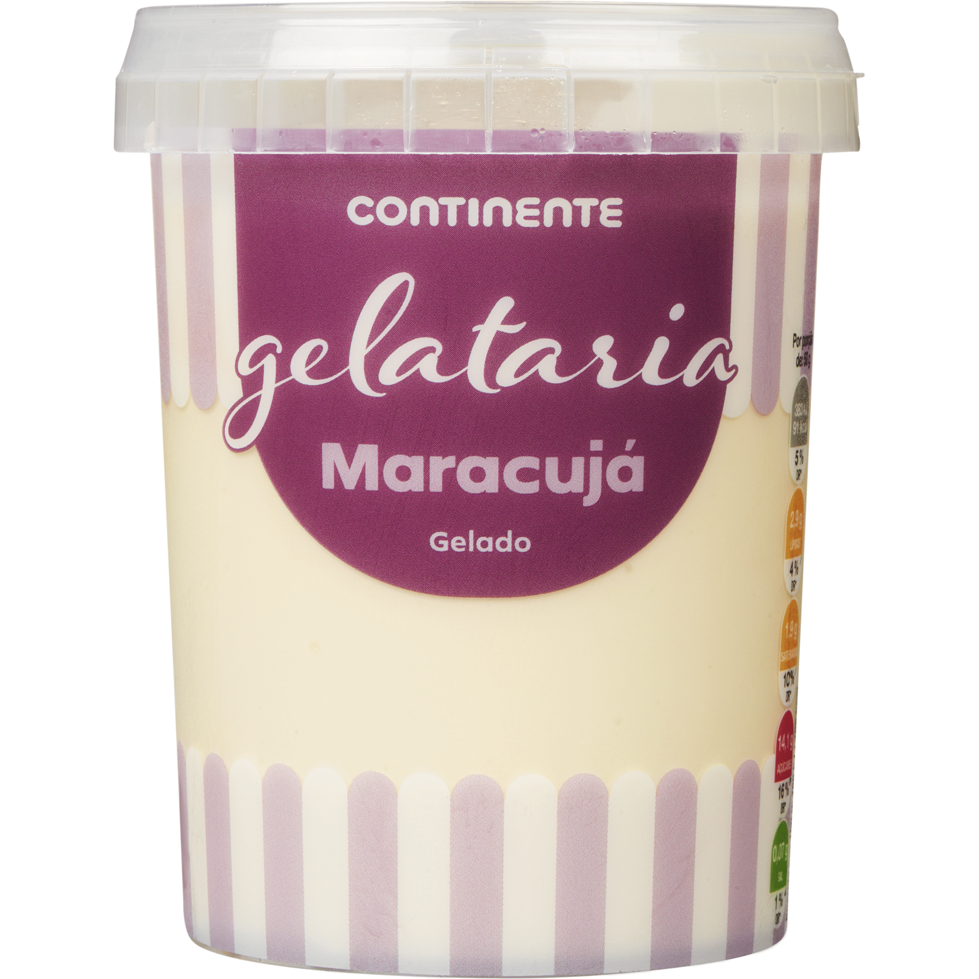 Gelado de Maracuj&aacute; Gelataria Continente
