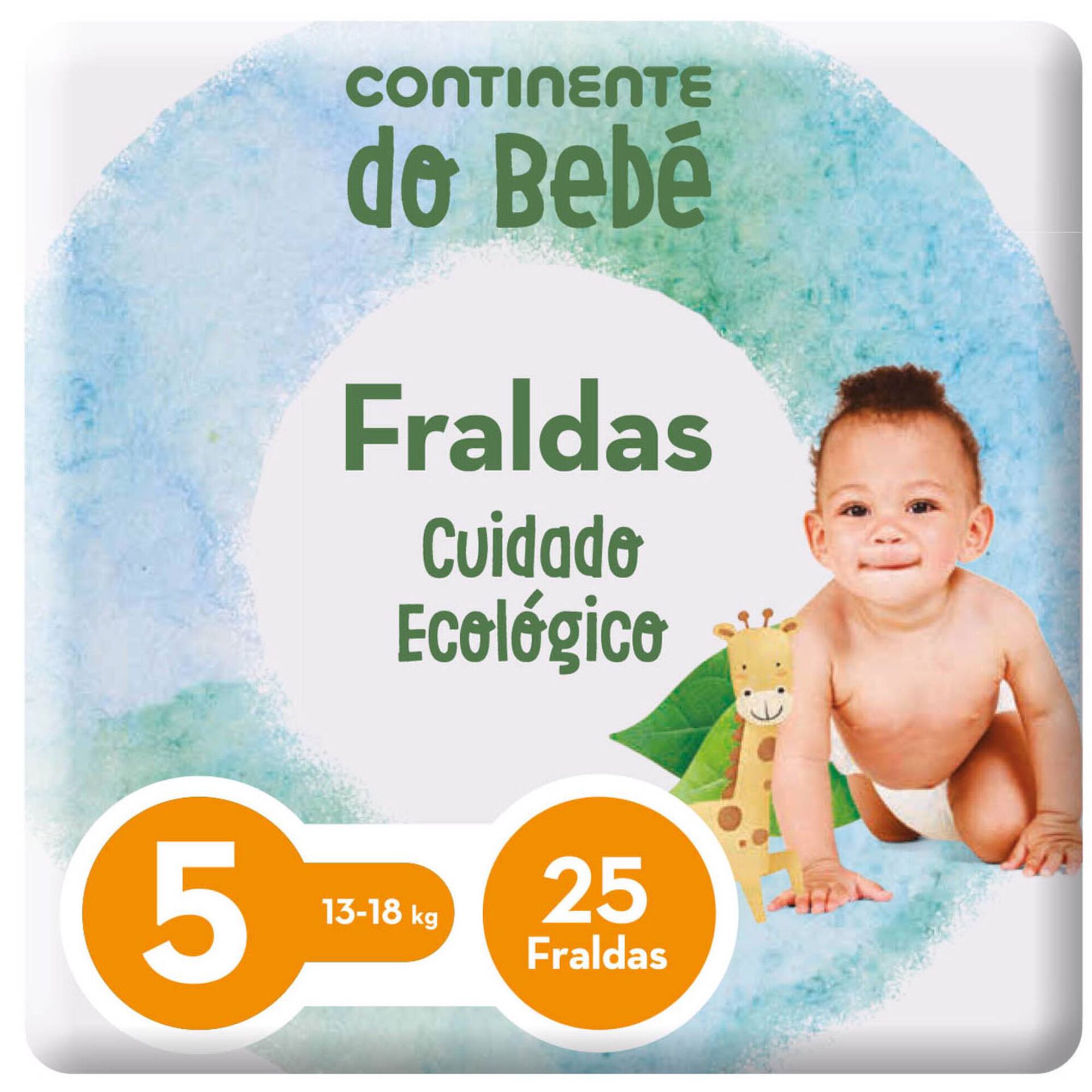 Fraldas Cuidado Ecológico T5 13-18kg